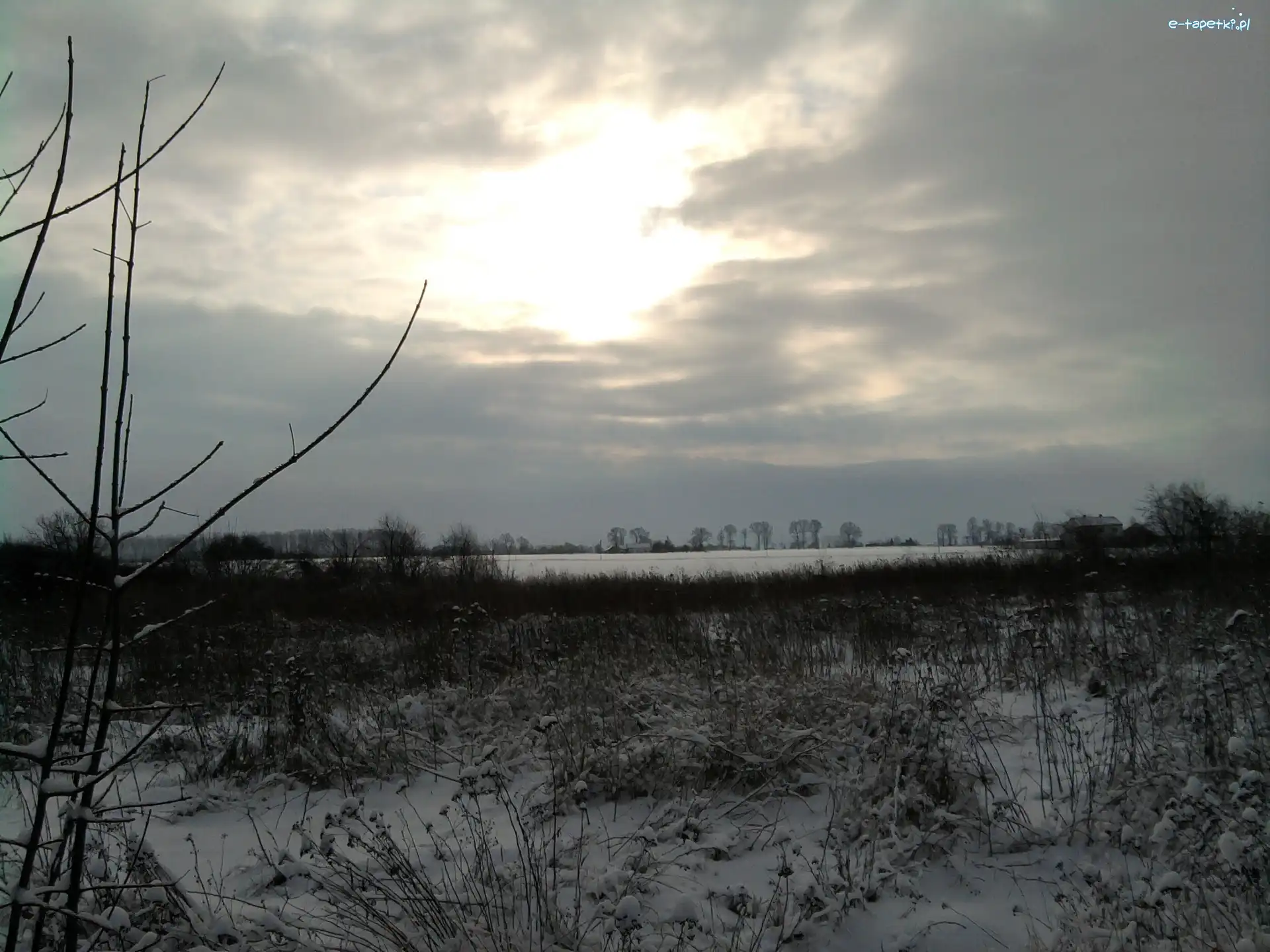Przebijające Światło, Śnieg, Zima