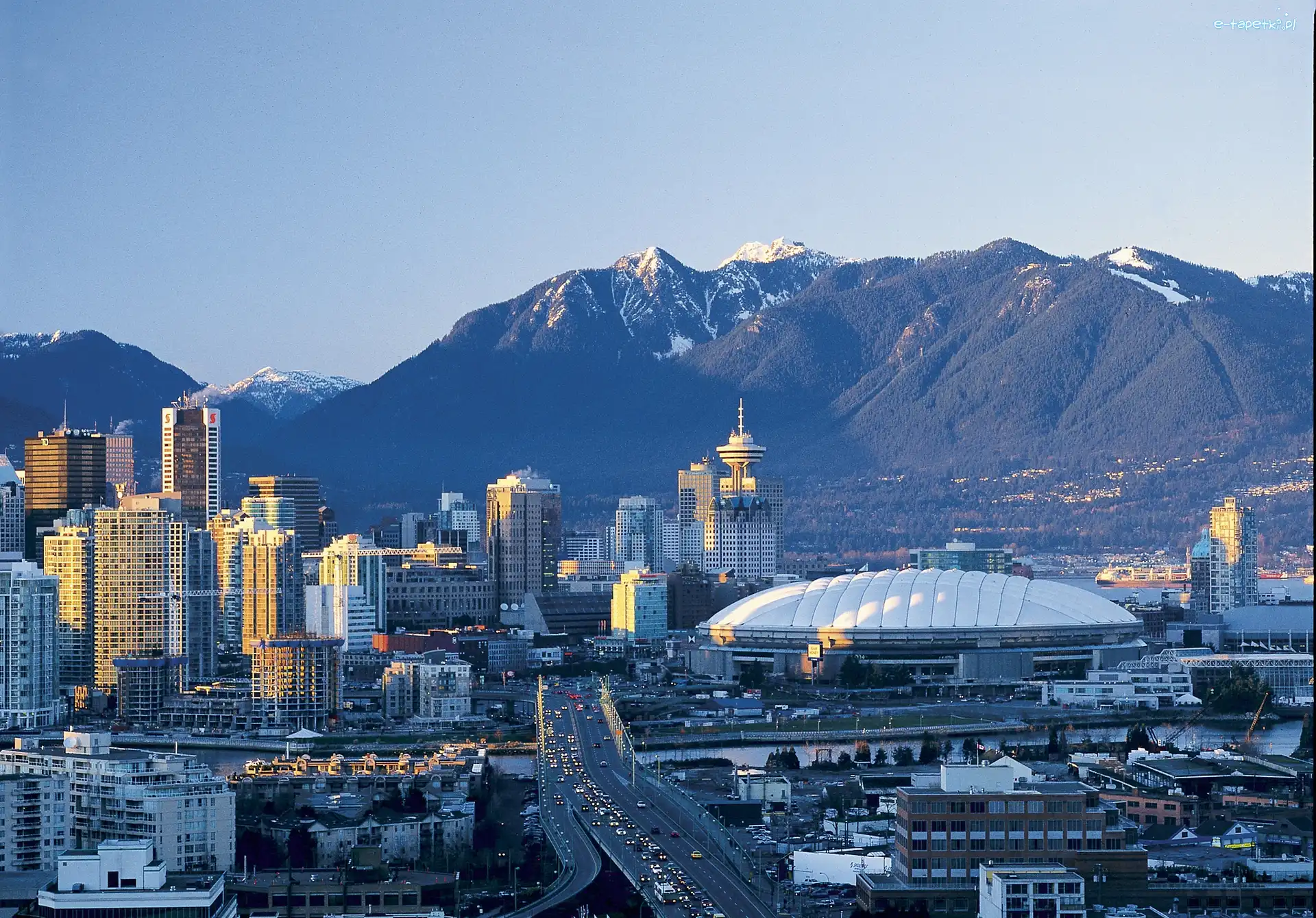 Vancouver, Góry, Miasto, Kanada