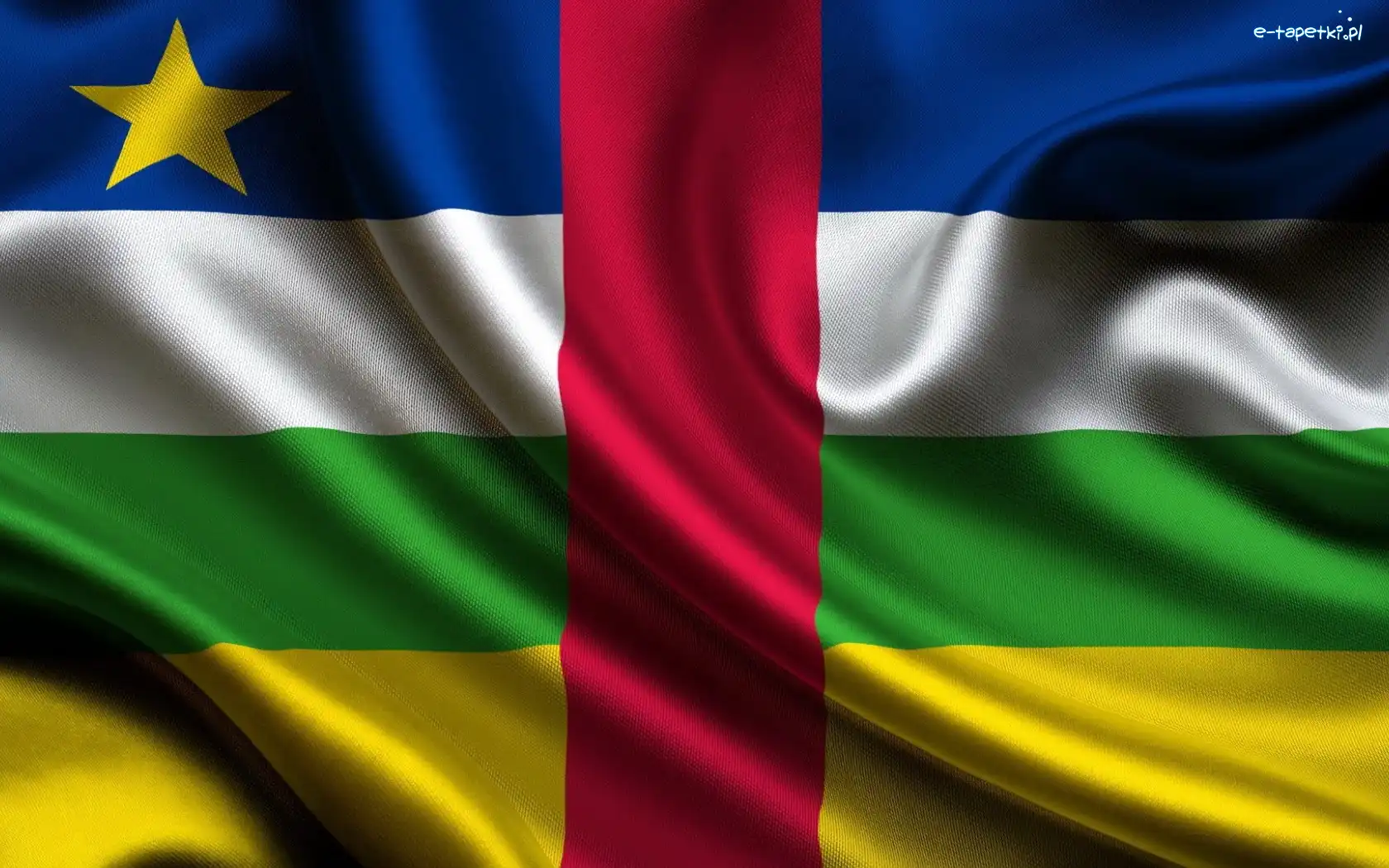 Republika Środkowoafrykańska, Flaga