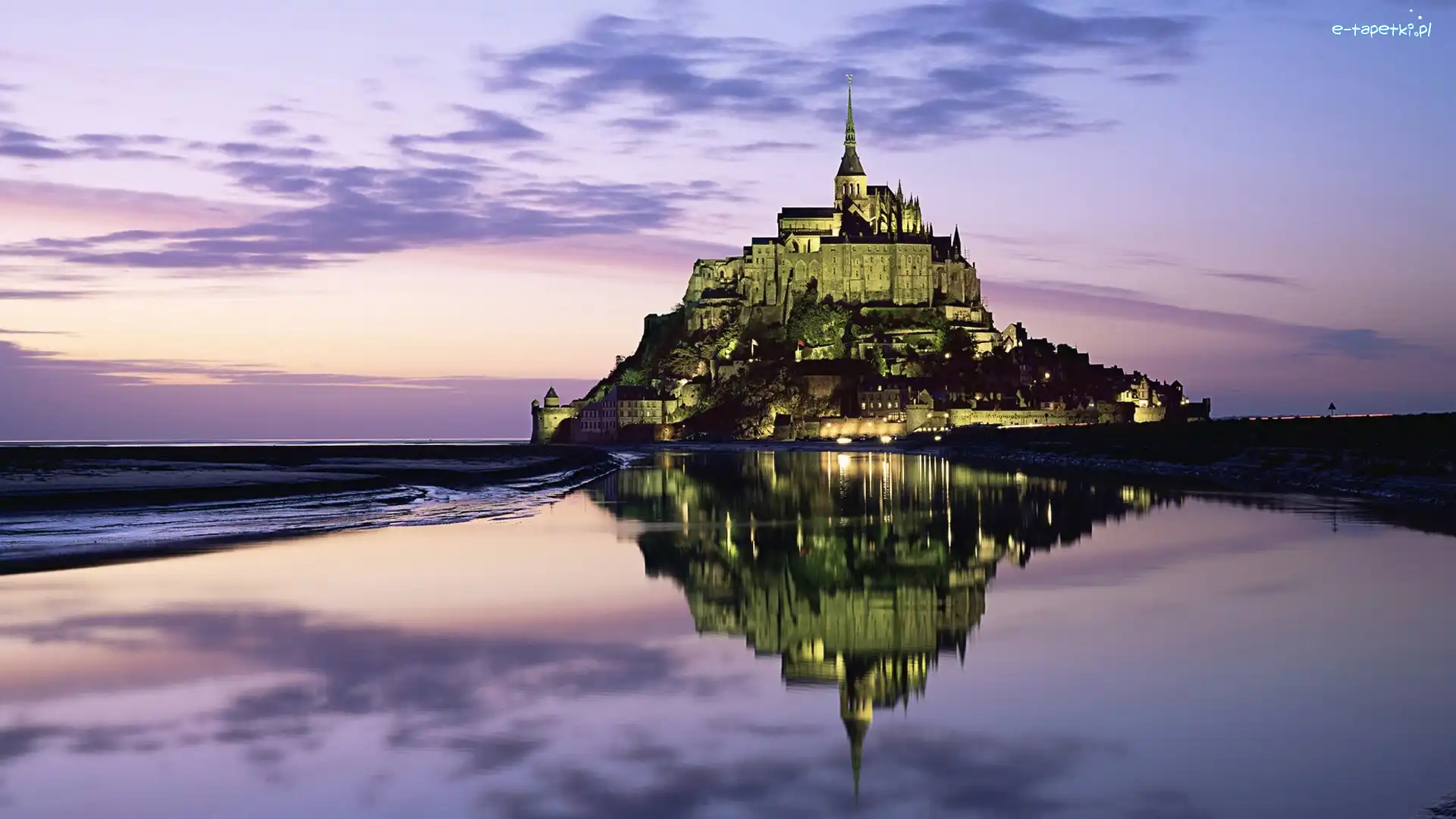Francja, Opactwo św. Michała Archanioła, Mont Saint Michel, Wyspa, Kościół