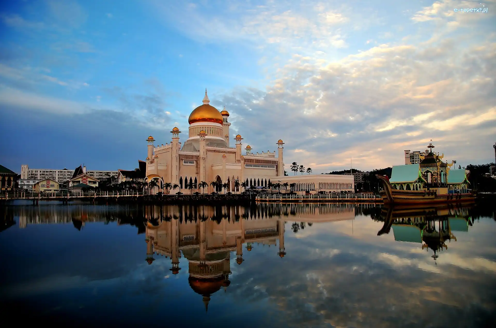 Meczet, Stolica, Bandar, Brunei, Sułtanat, Begawan, Seri