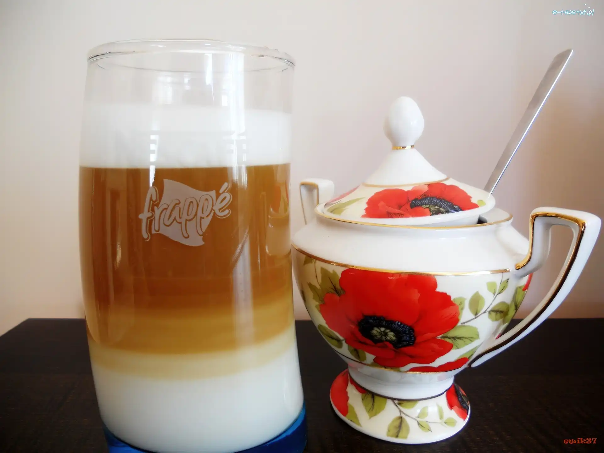 Kawa, Łyżeczka, Cukiernica, Nescafe