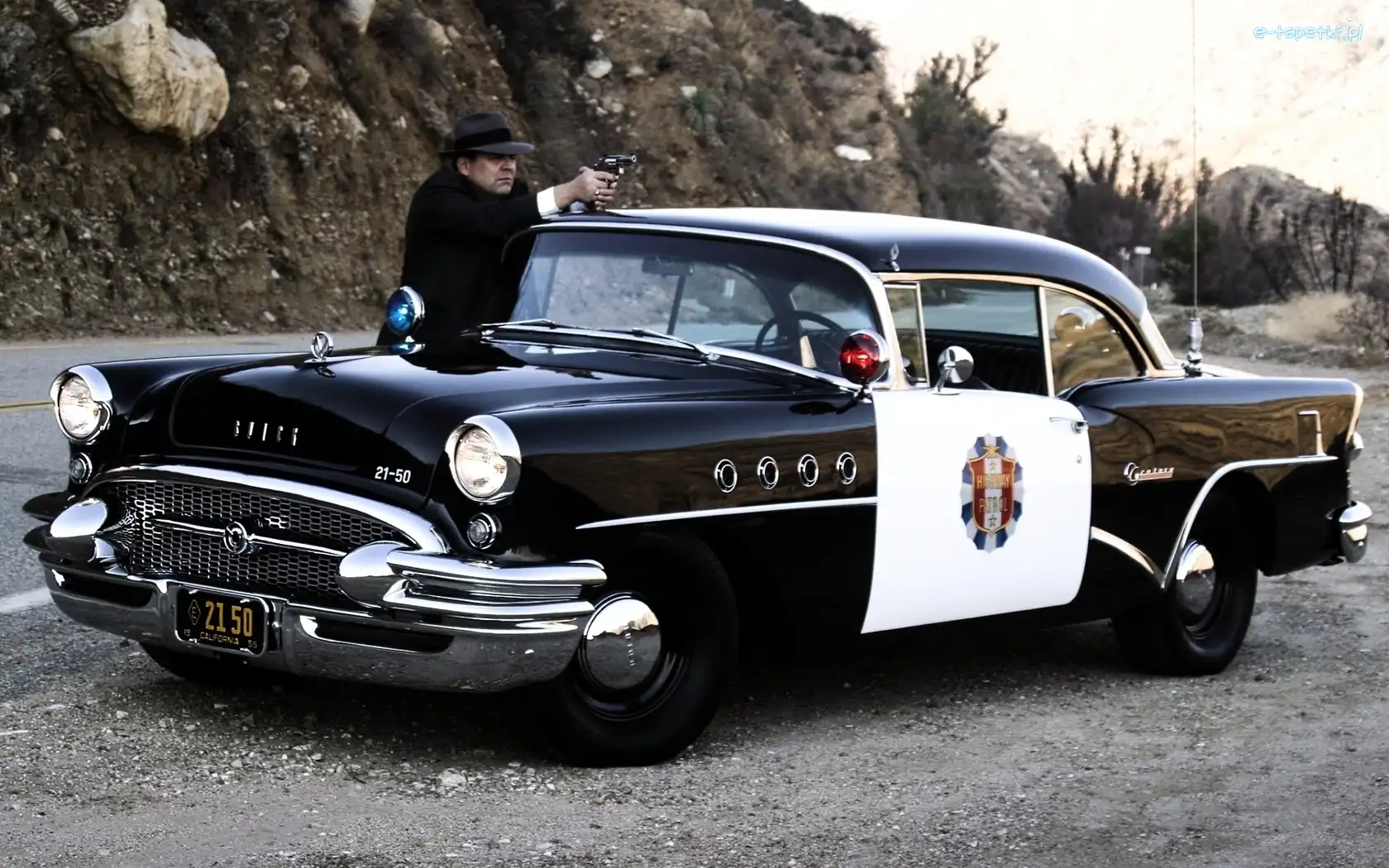 Policyjny, Policjant, Buick, Zabytkowy
