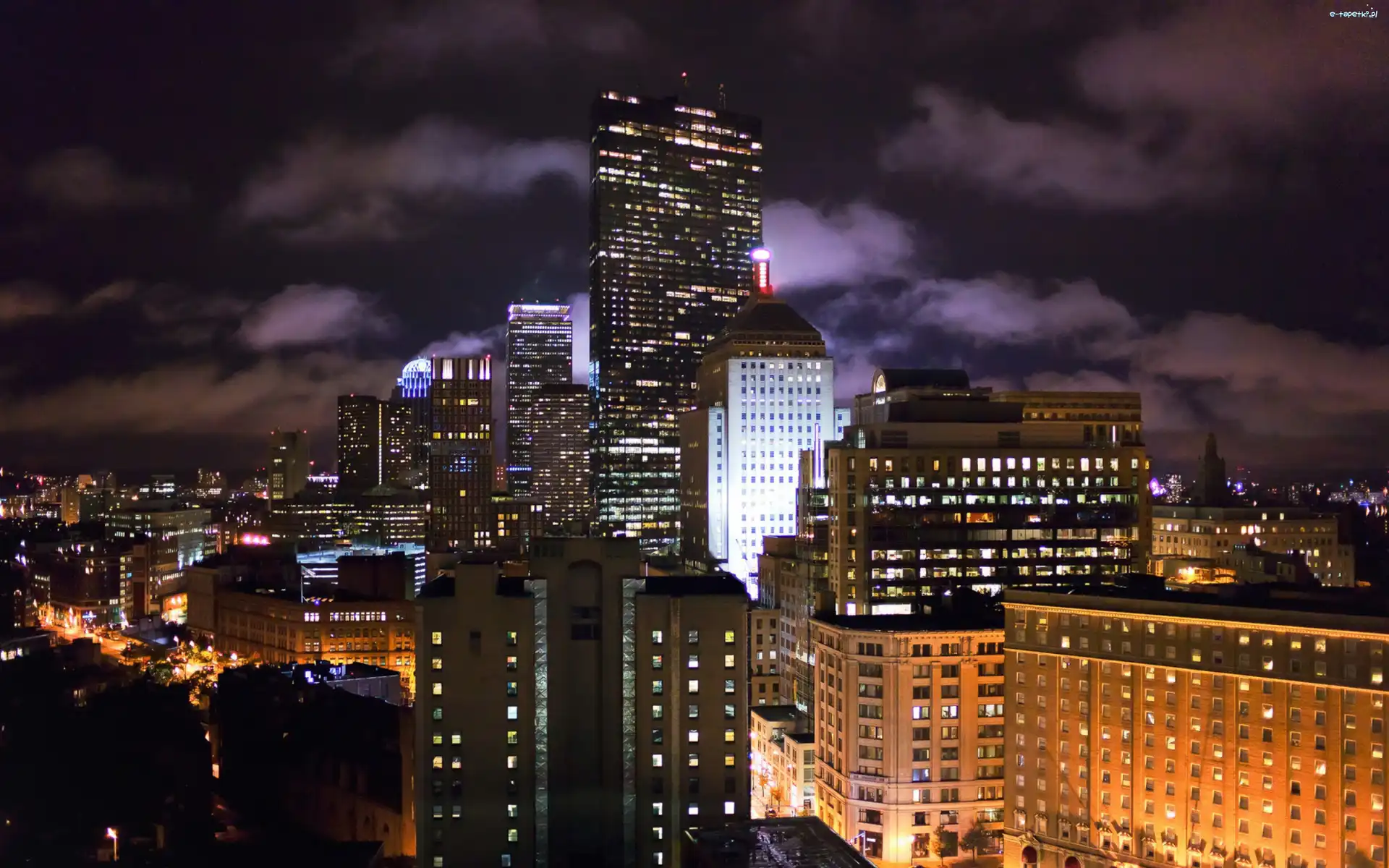 Boston, Noc, Miasto, Stany Zjednoczone