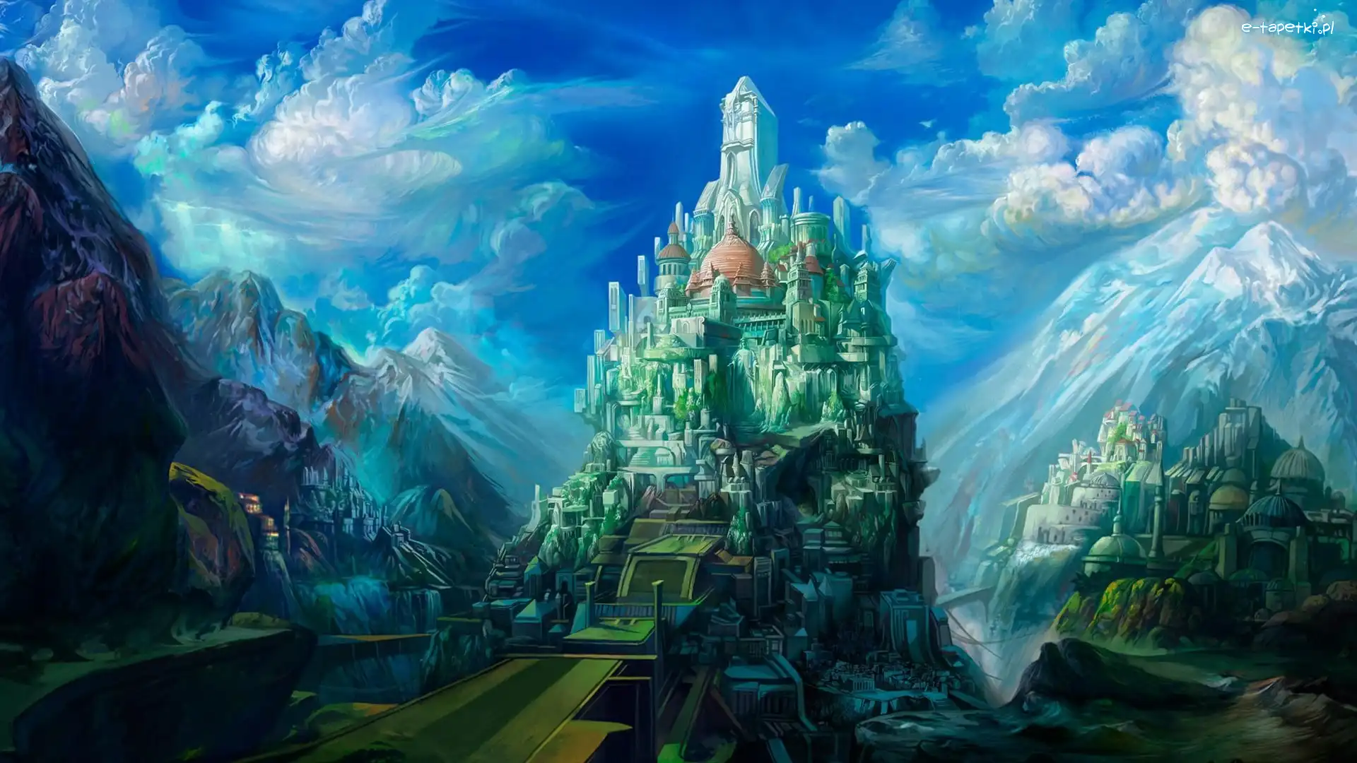 Chmury, Zamek, Fantasy