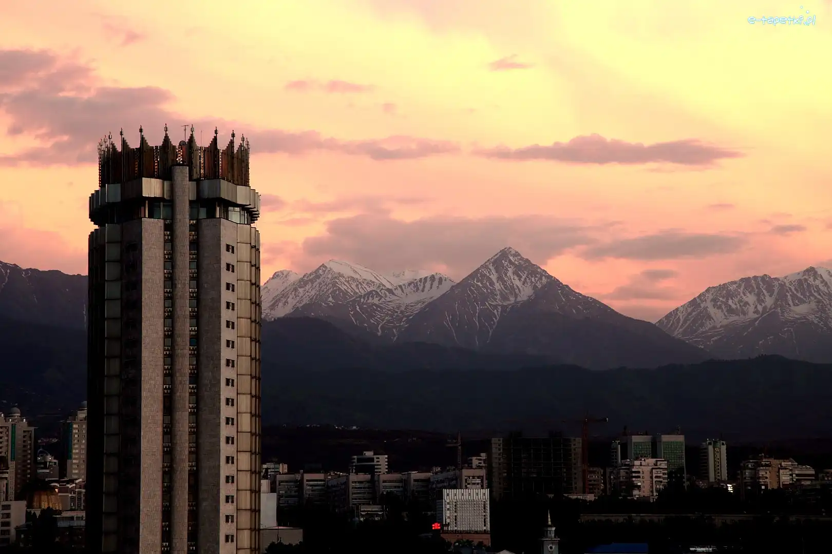 Ałma-Ata, Góry, Miasto, Kazachstan