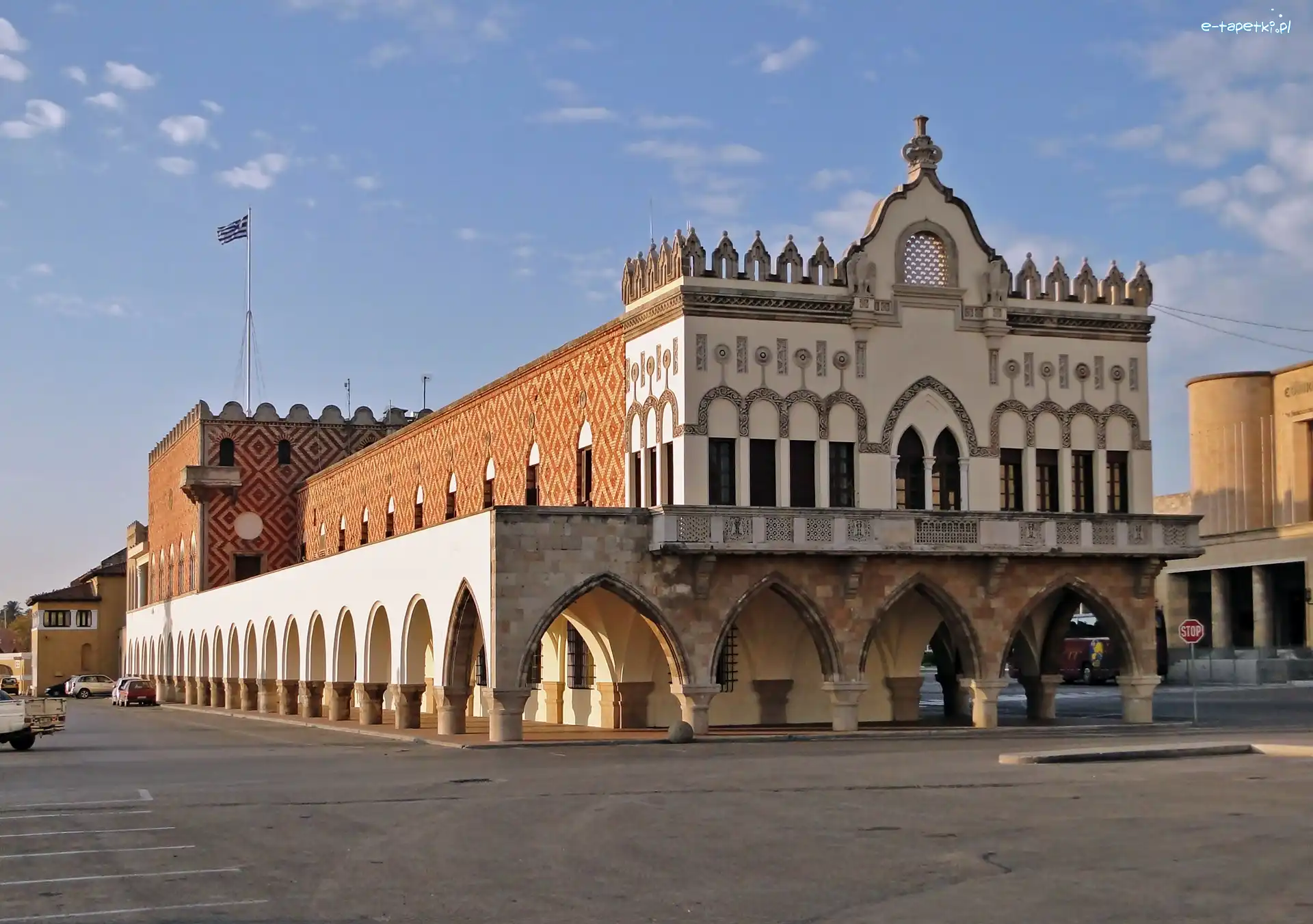 Rodos, Gubernatora, Pałac, Miasto