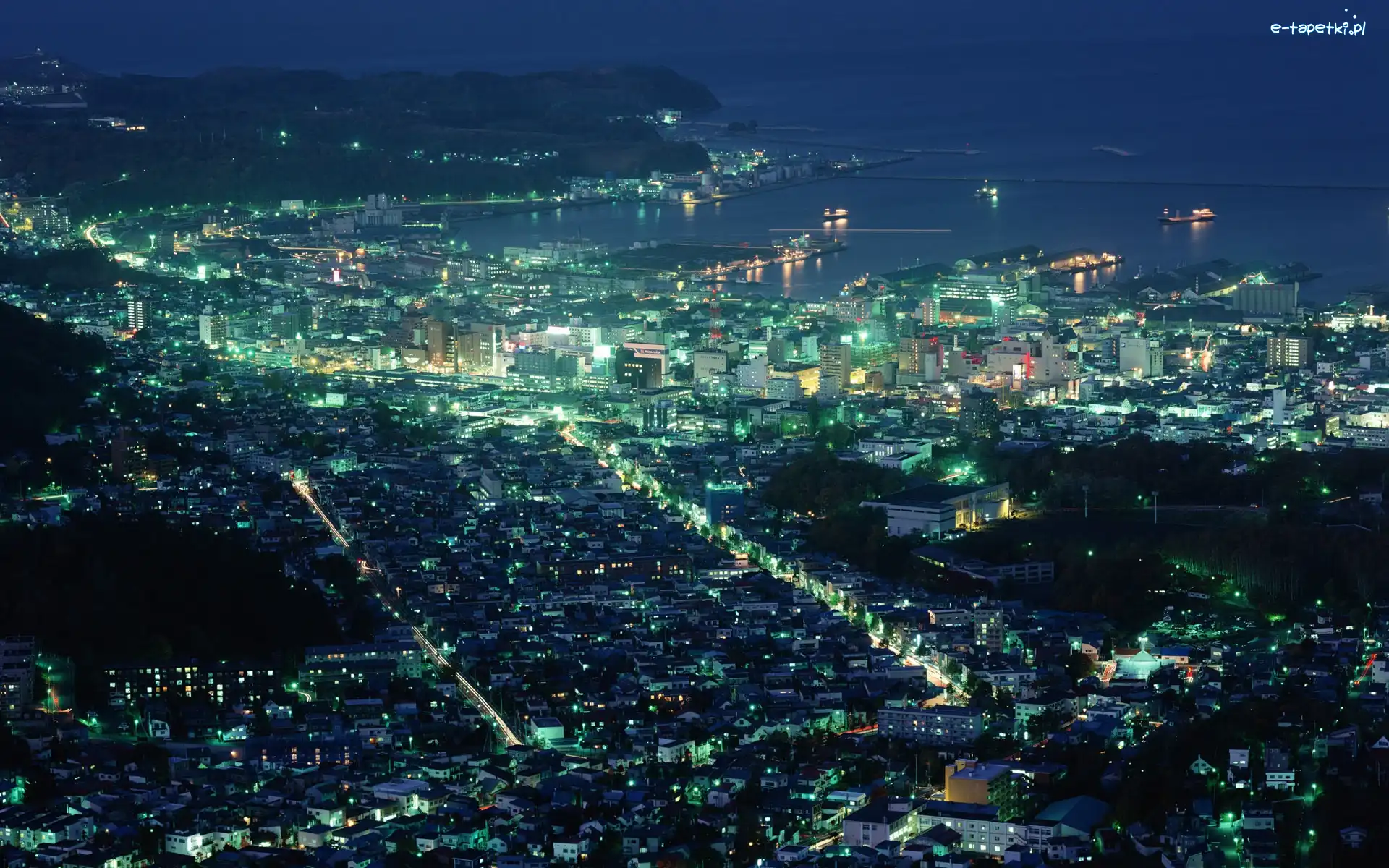 Hakodate, Noc, Miasto, Japonia
