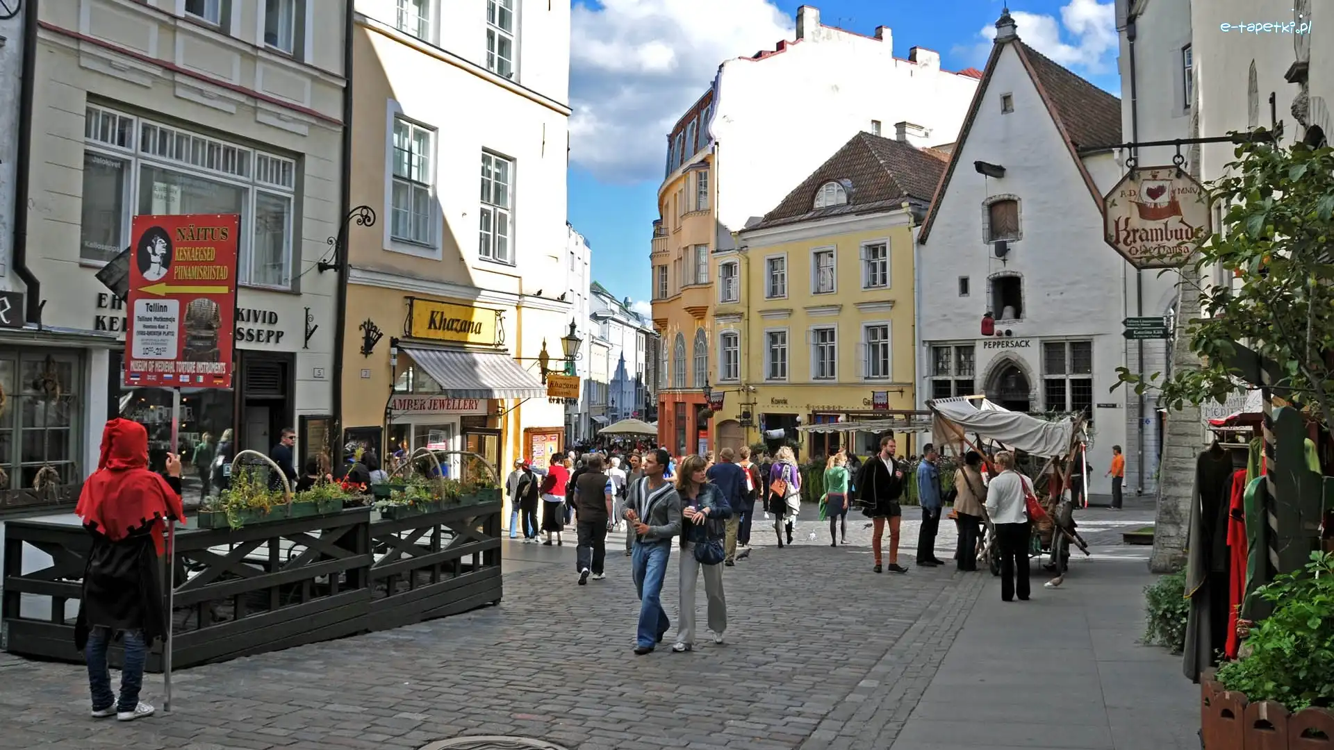 Ulica, Ludzie, Domy, Estonia