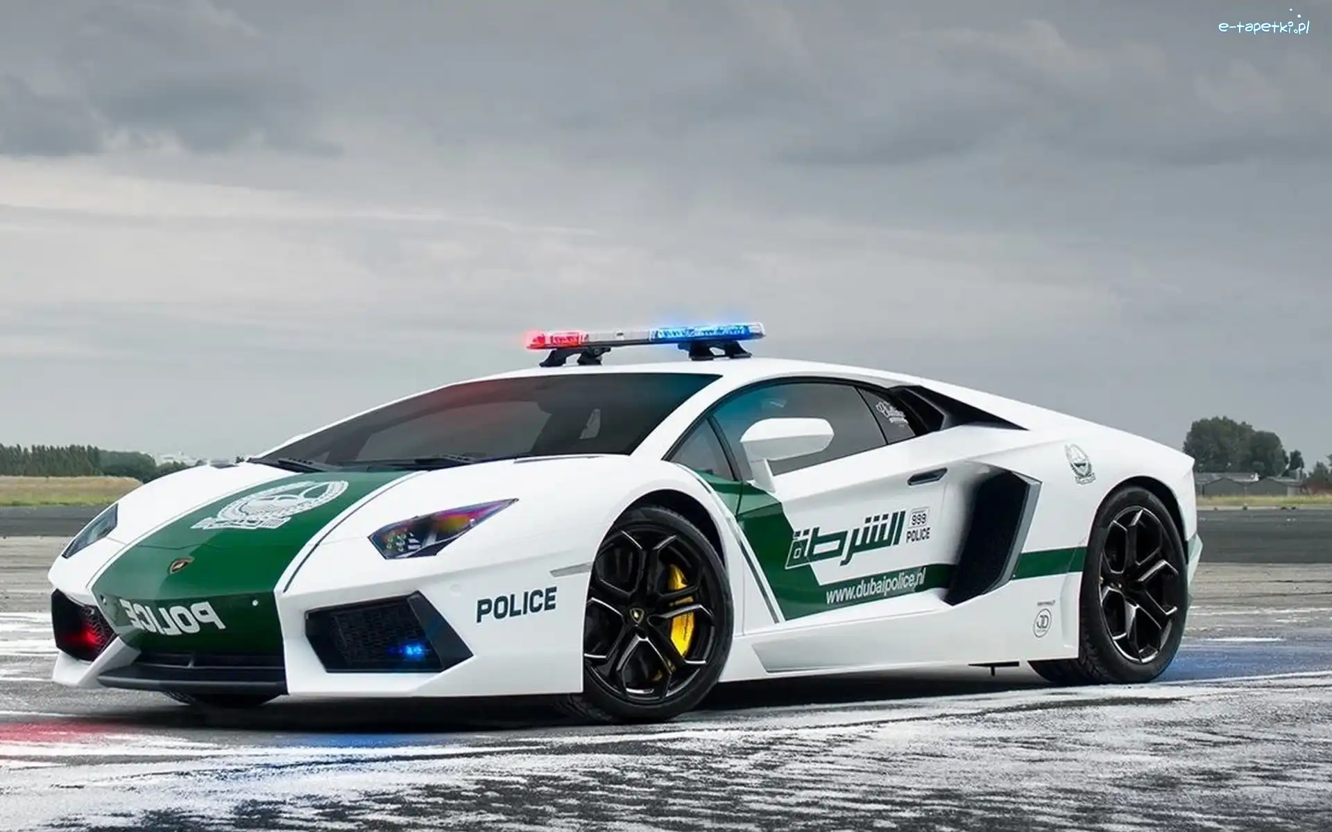 Droga, Policyjny, Samochód, Lamborghini