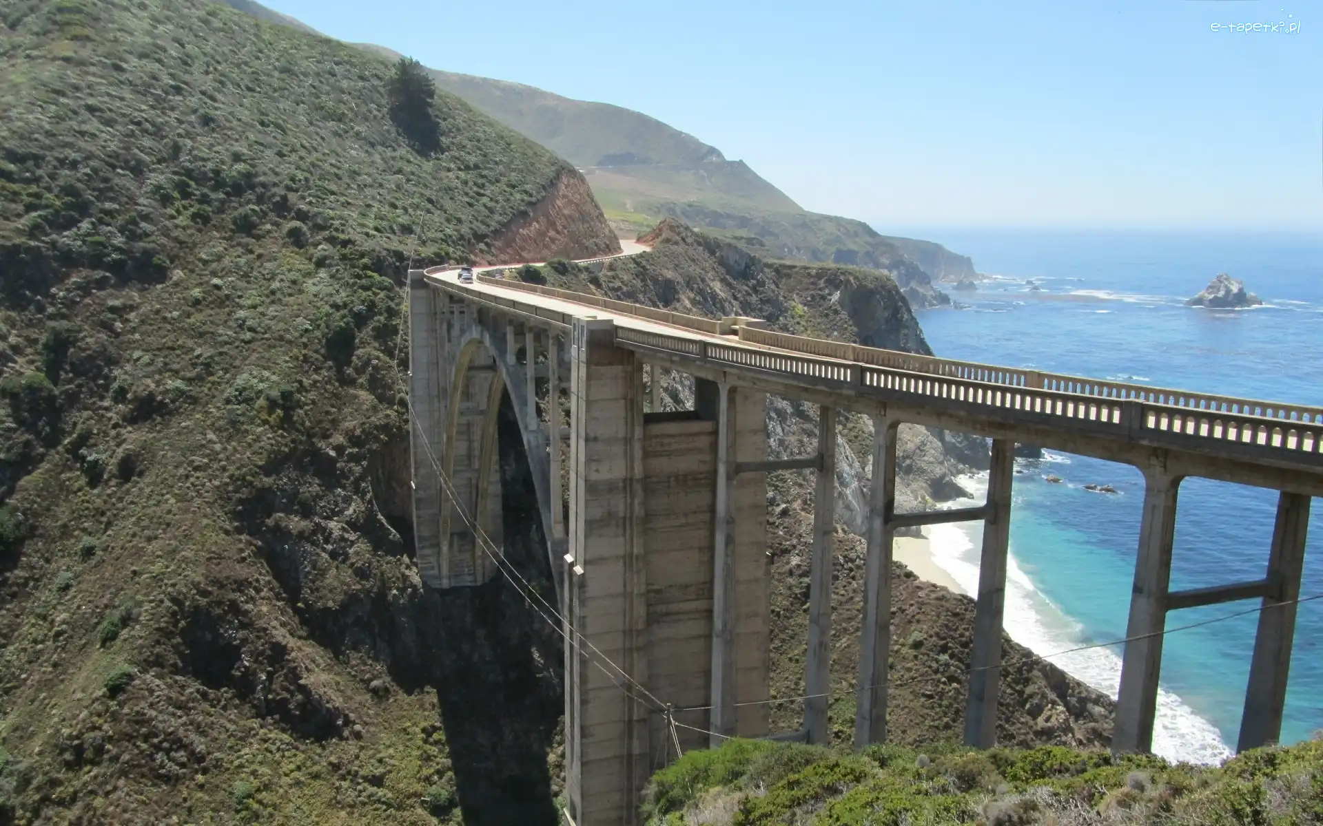 Kalifornia, Ocean, Big Sur, Stany Zjednoczone