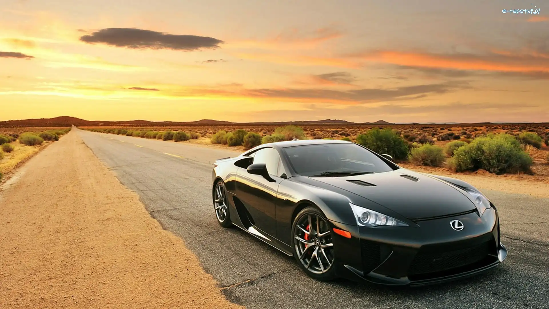 LFA, Pustynia, Droga, Lexus