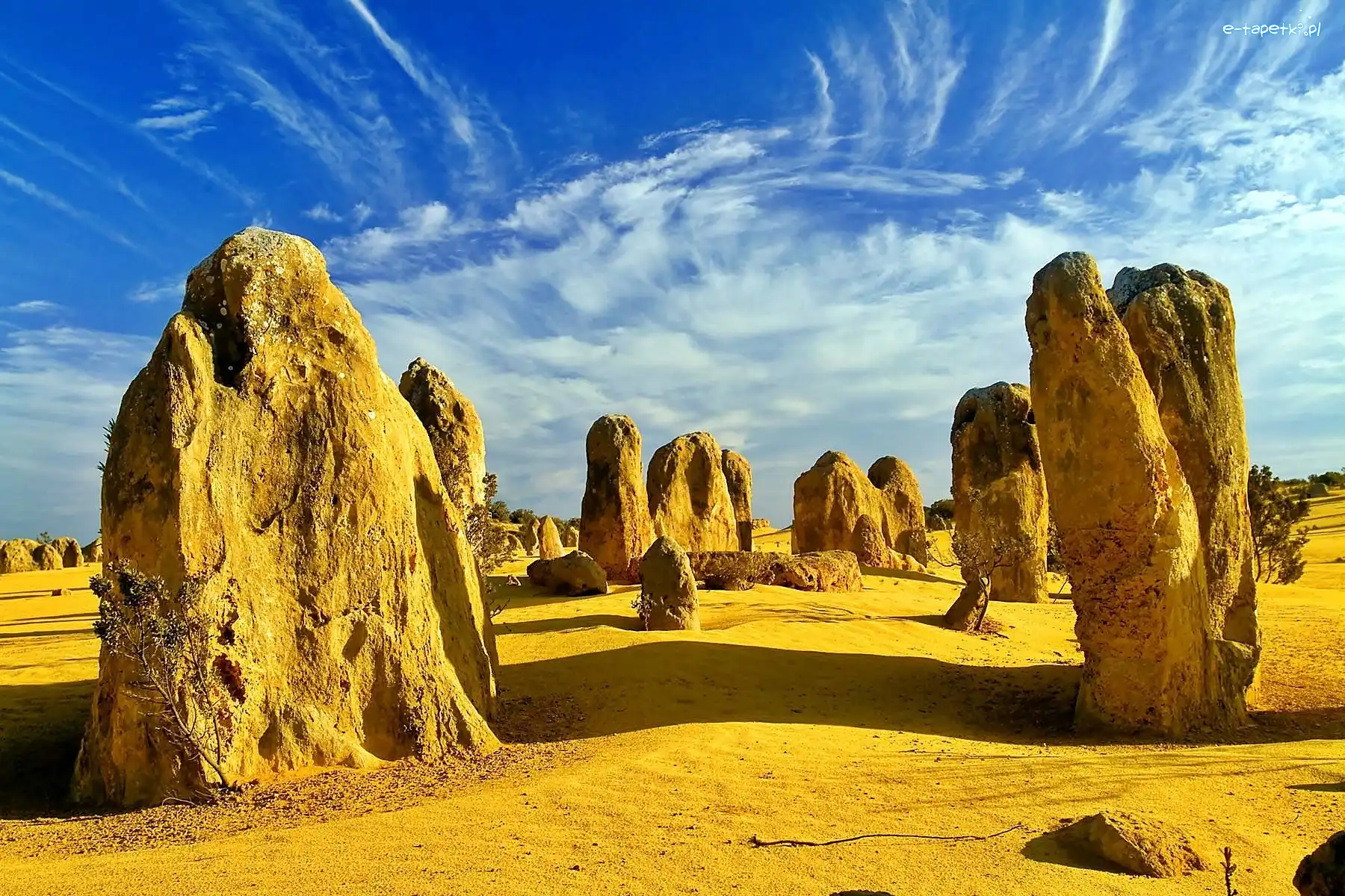 Park, Nambung, Narodowy, Obłoki, Skały