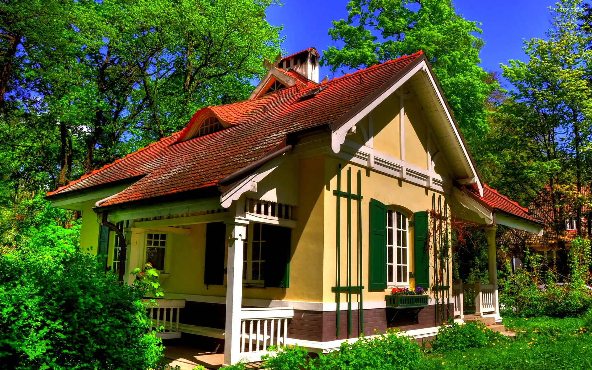 Ogród, Dom