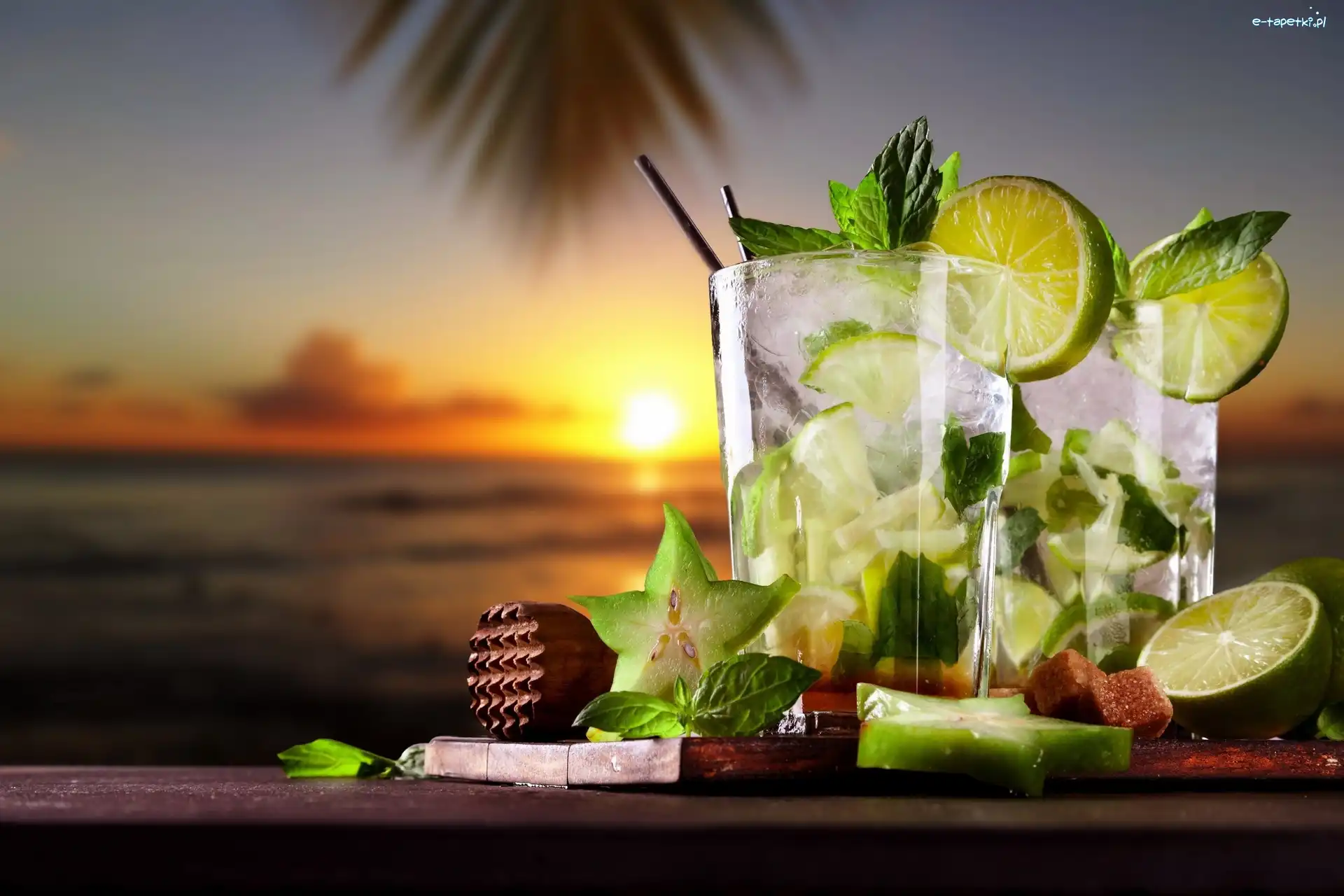 Zachód Słońca, Mojito, Drinki