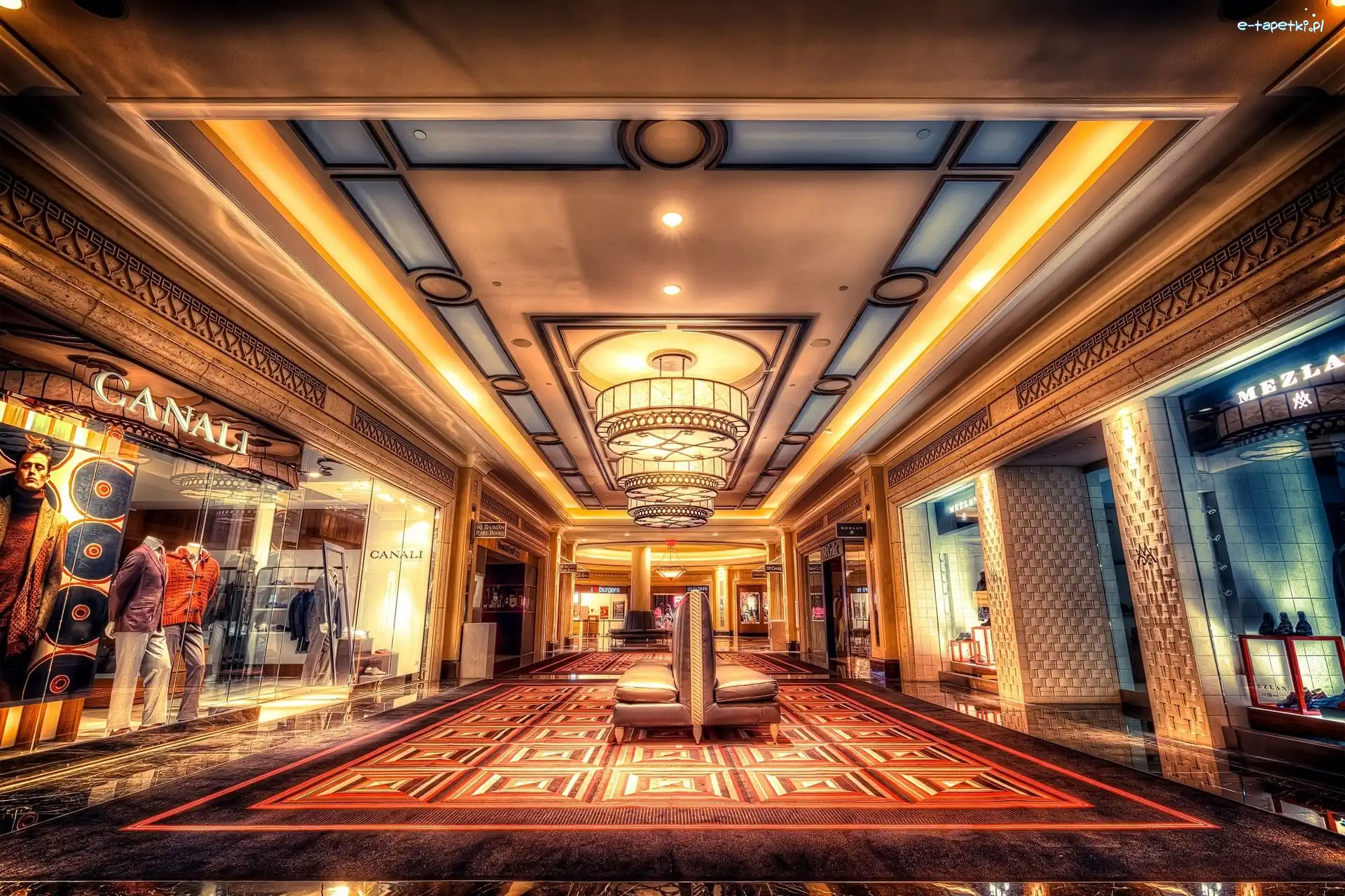 Palazzo Hotel, Las Vegas, Pasaż, Centrum Handlowe