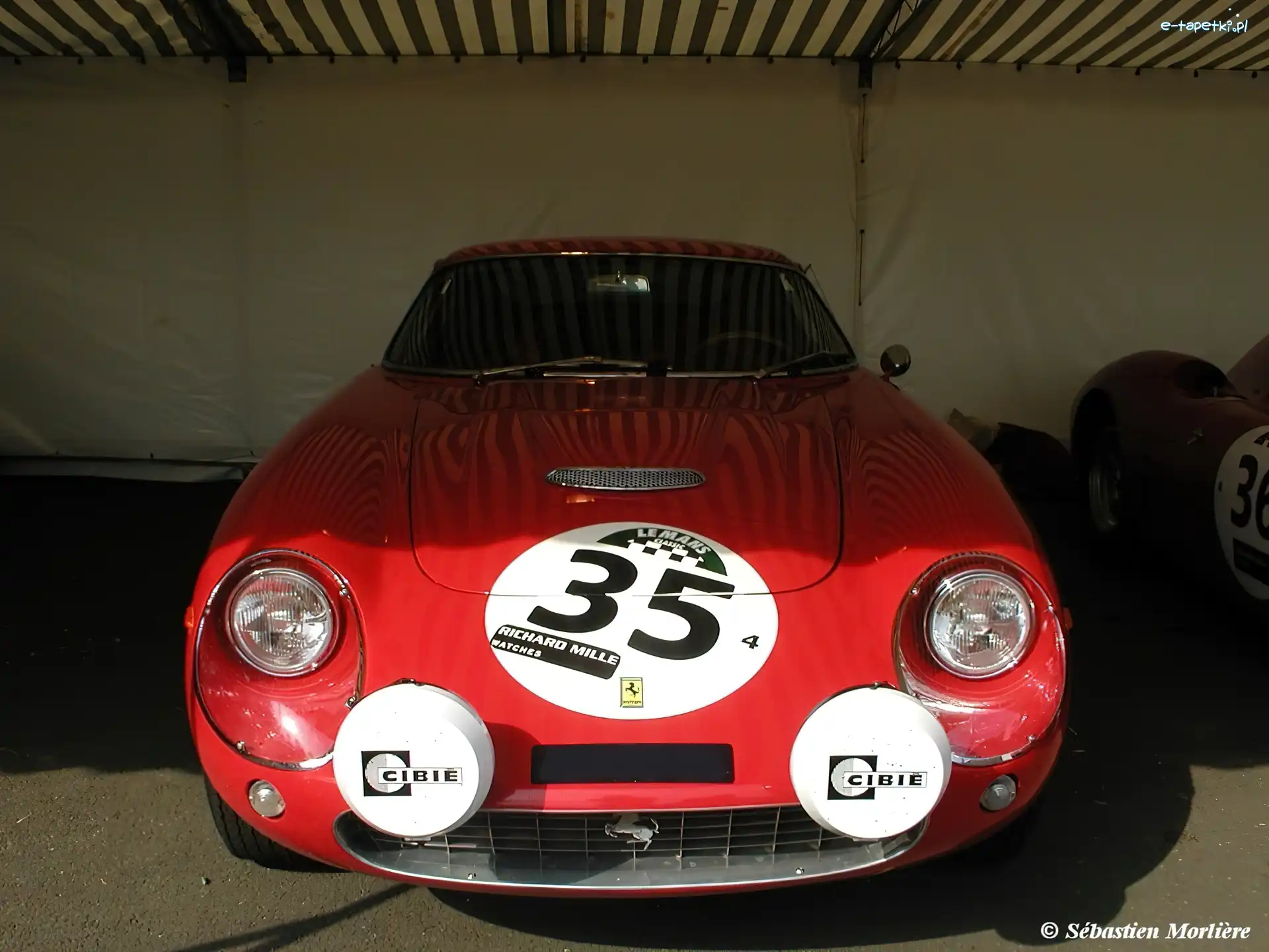 maska, światła , Ferrari