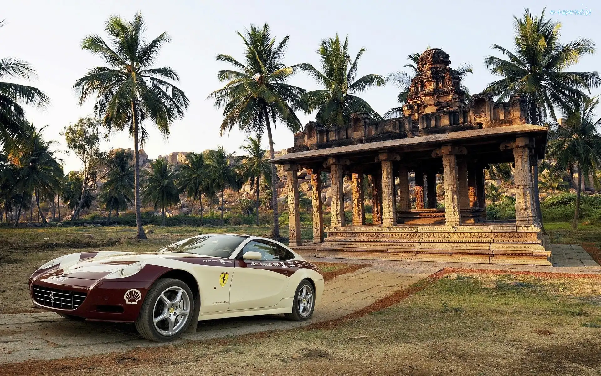 Ferrari, Scaglietti, 612, Palmy, Ruiny