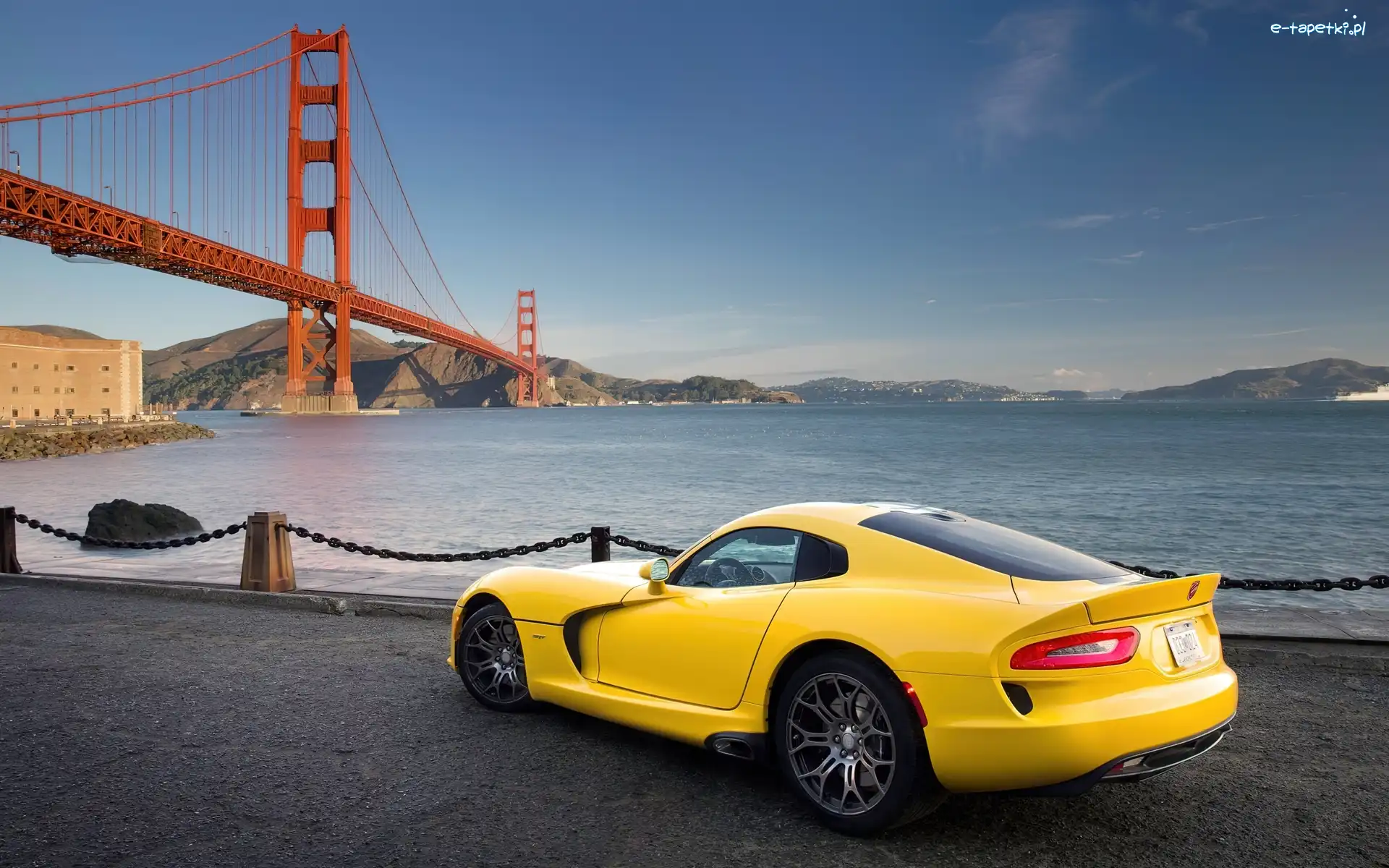 Dodge, SRT, Viper, Góry, Most
