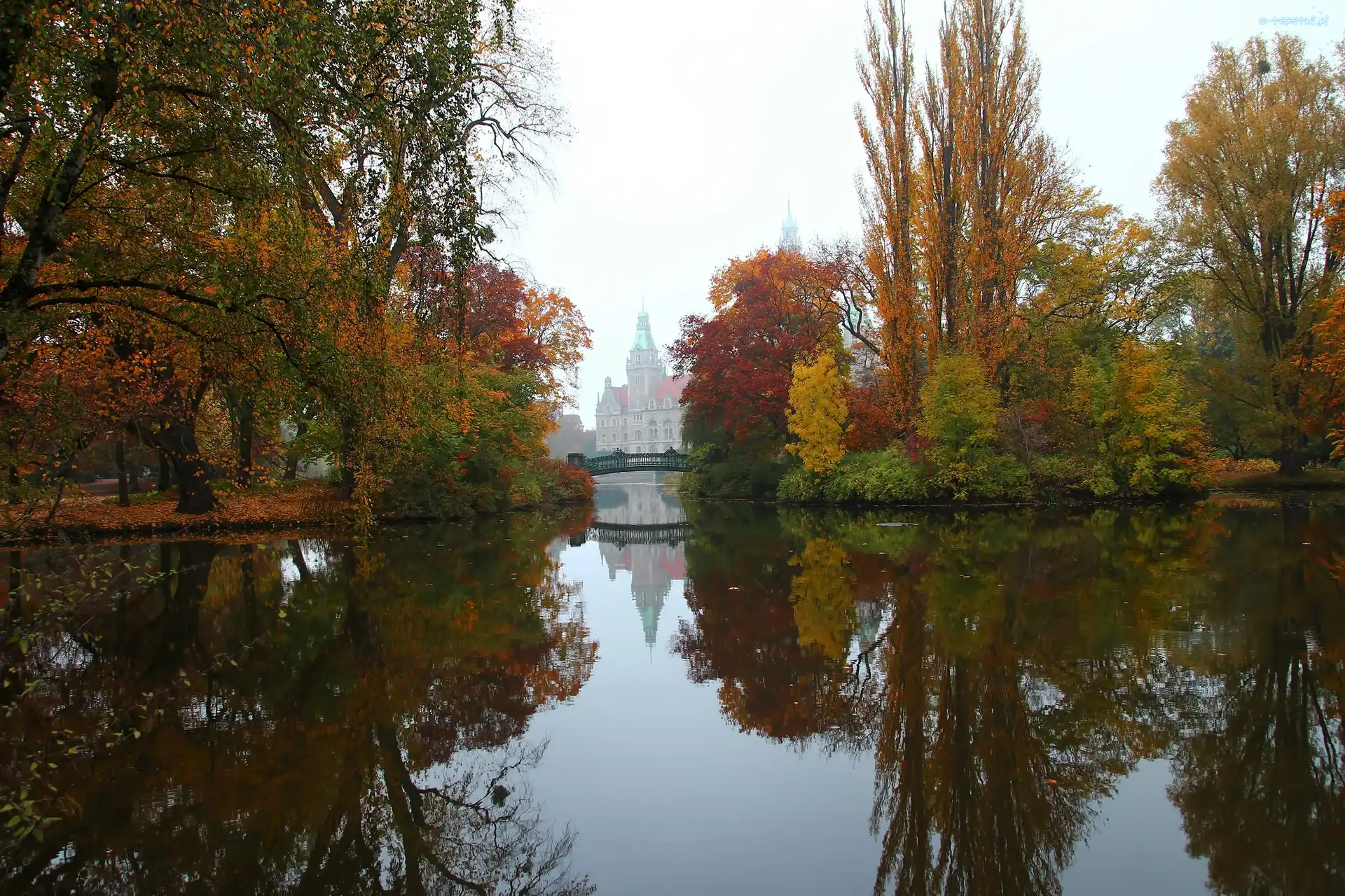 Jesień, Rzeka, Park