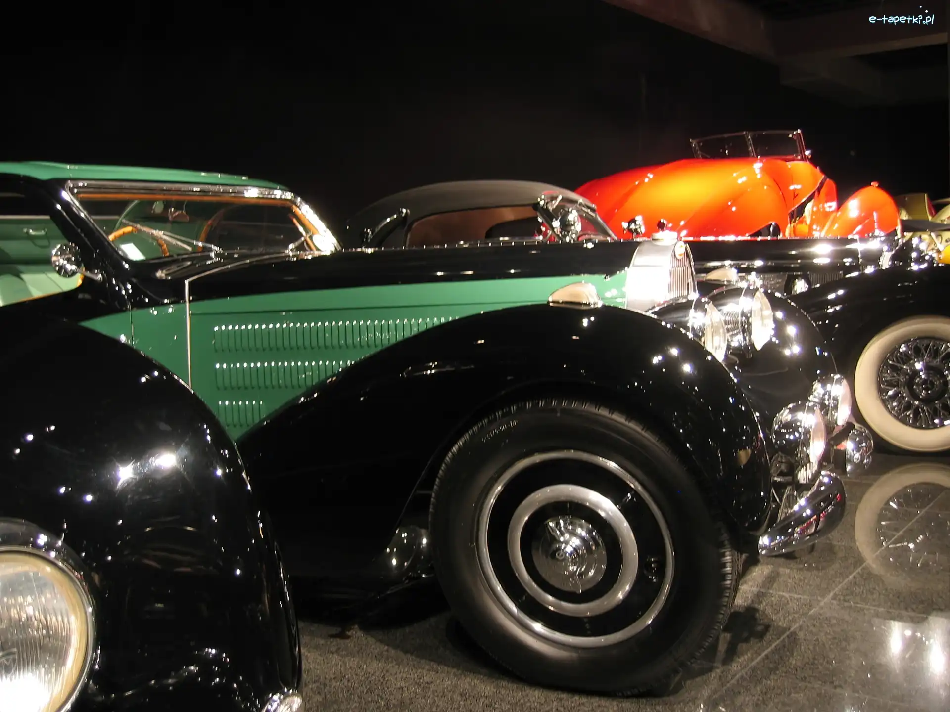 światła, koła , Bugatti