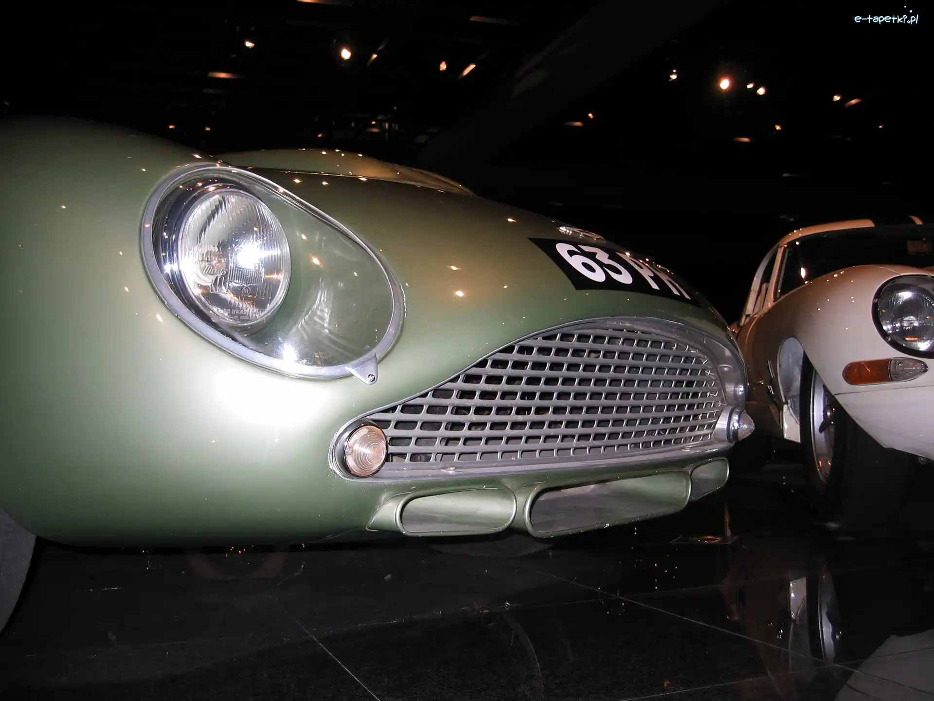 przód, światła, Aston Martin