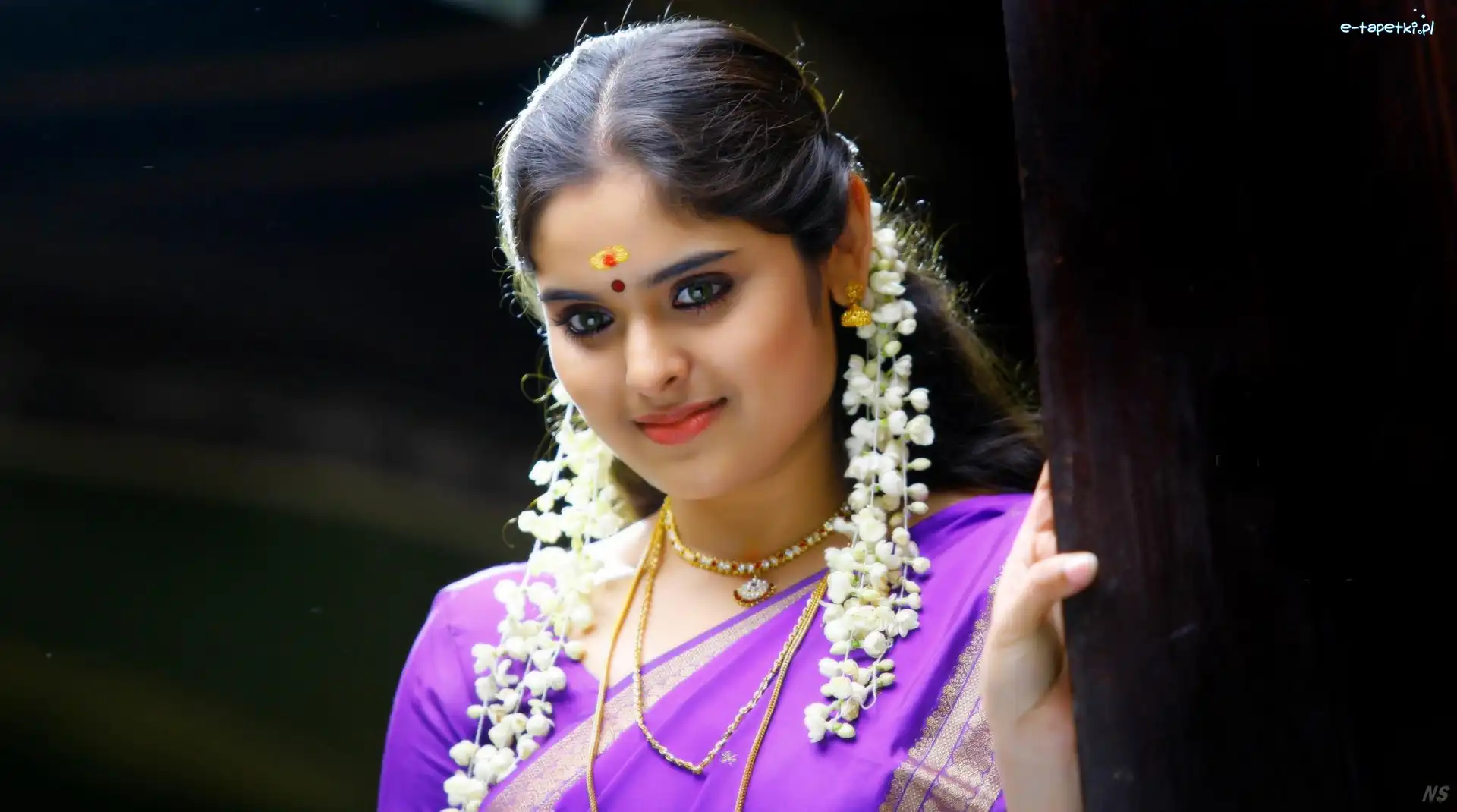 Sari, Kwiaty, Hinduska
