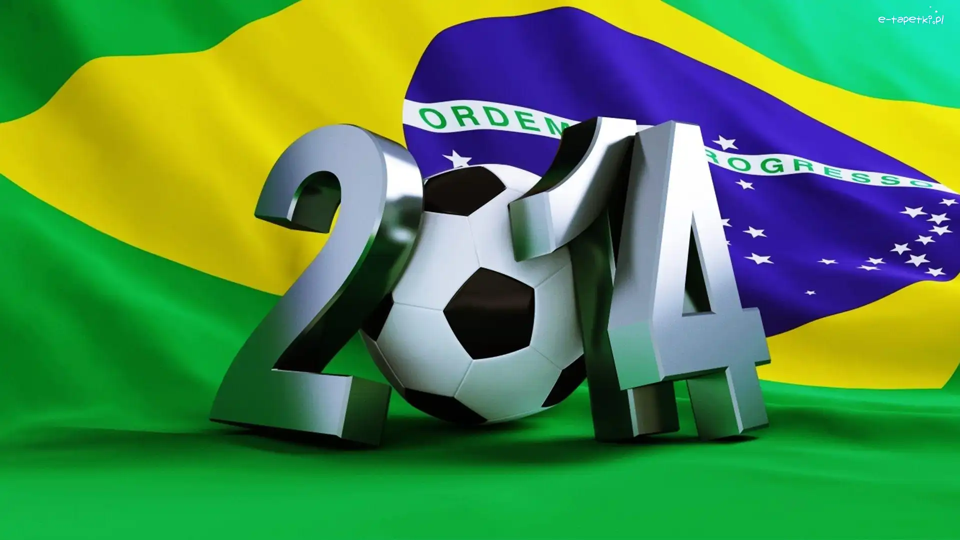 Flaga, Fifa, Brazylia, 2014, World
