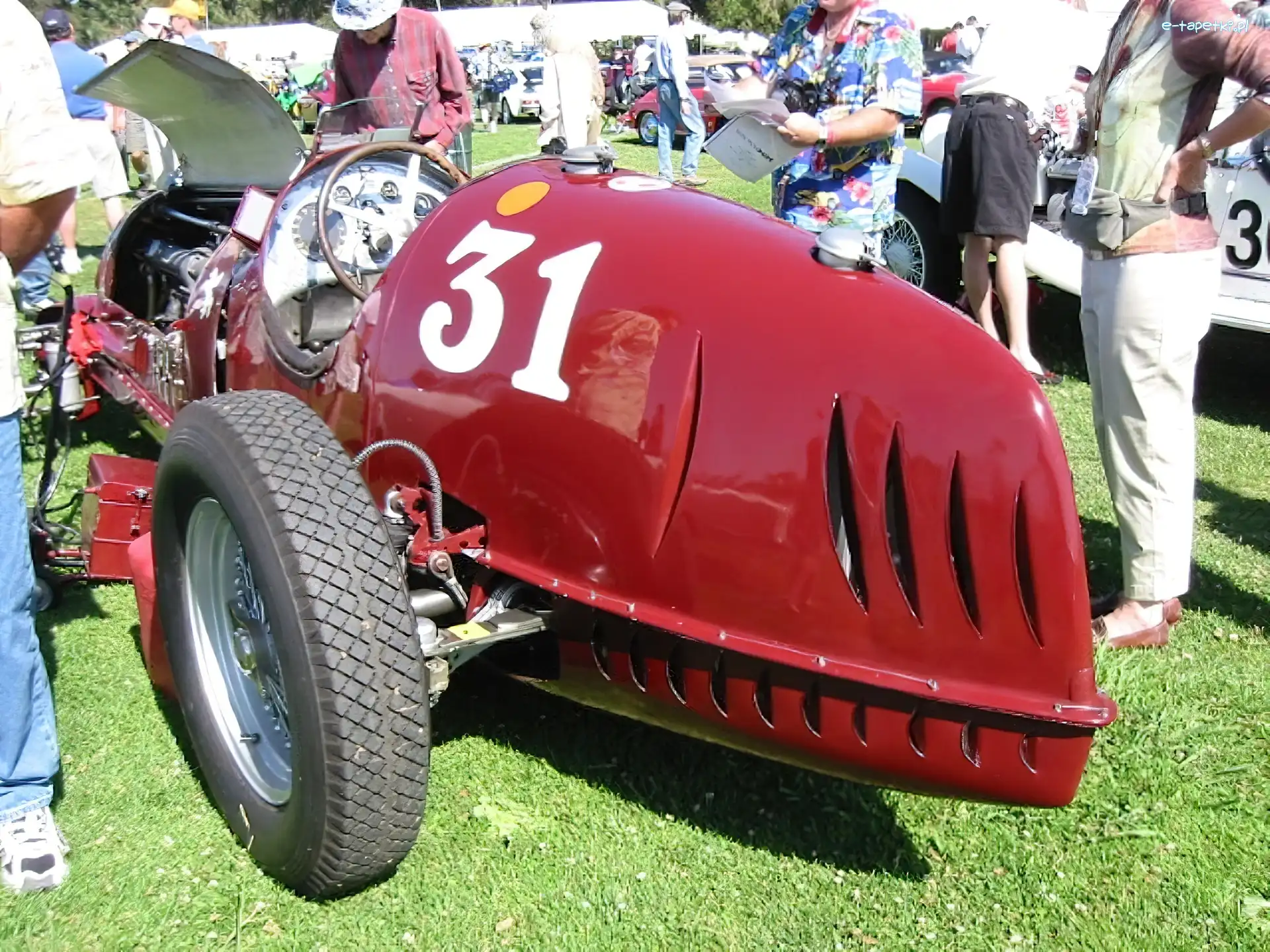 tył samochodu , koło, kierownica , Alfa Romeo