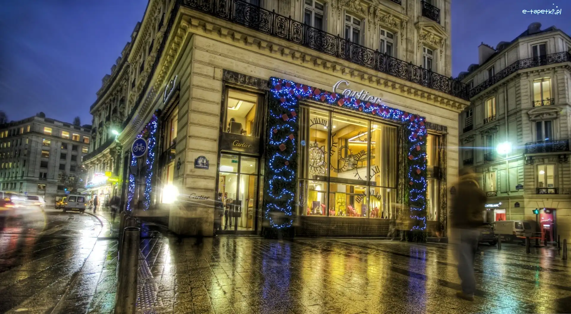 Noc, Francja, Paryż