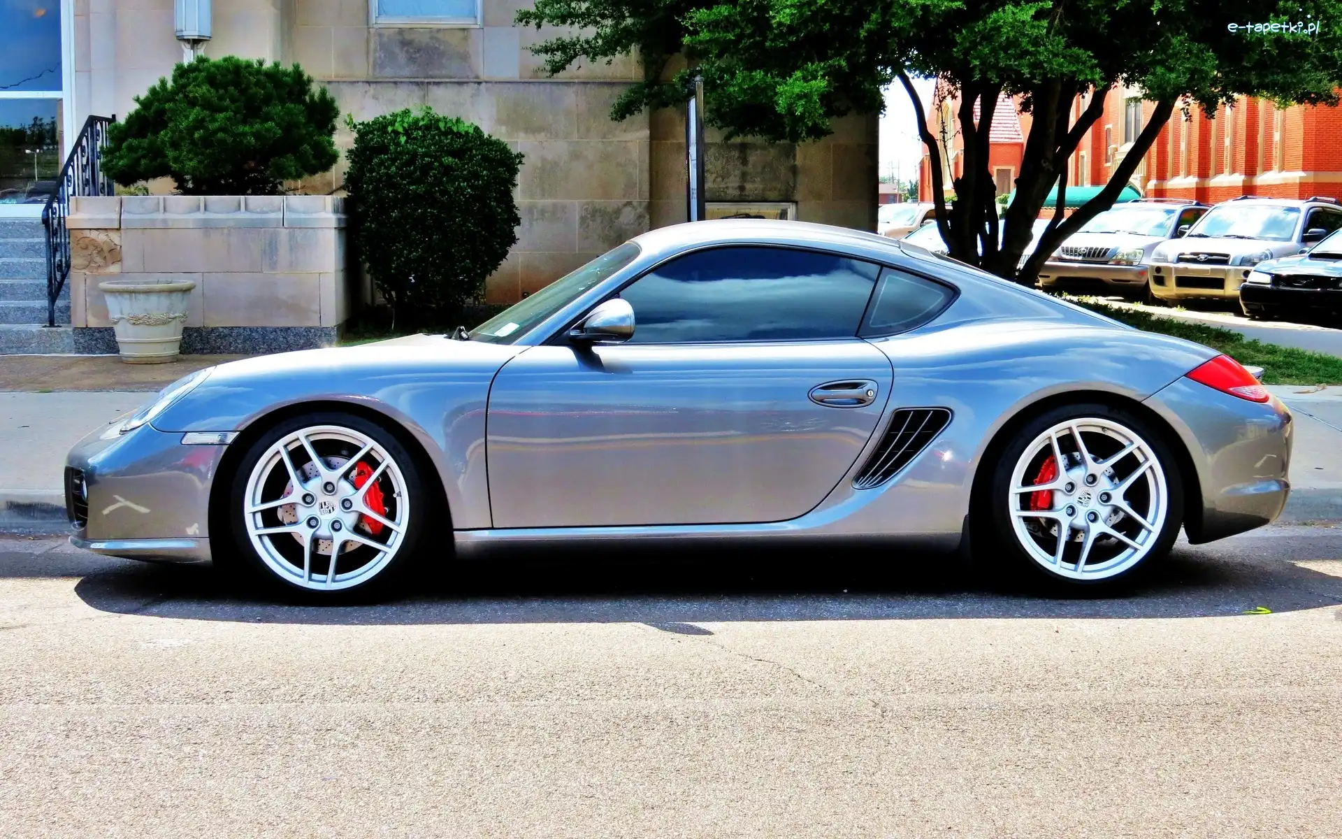 Porsche, Sportowy, Cayman, Domy, Ulica