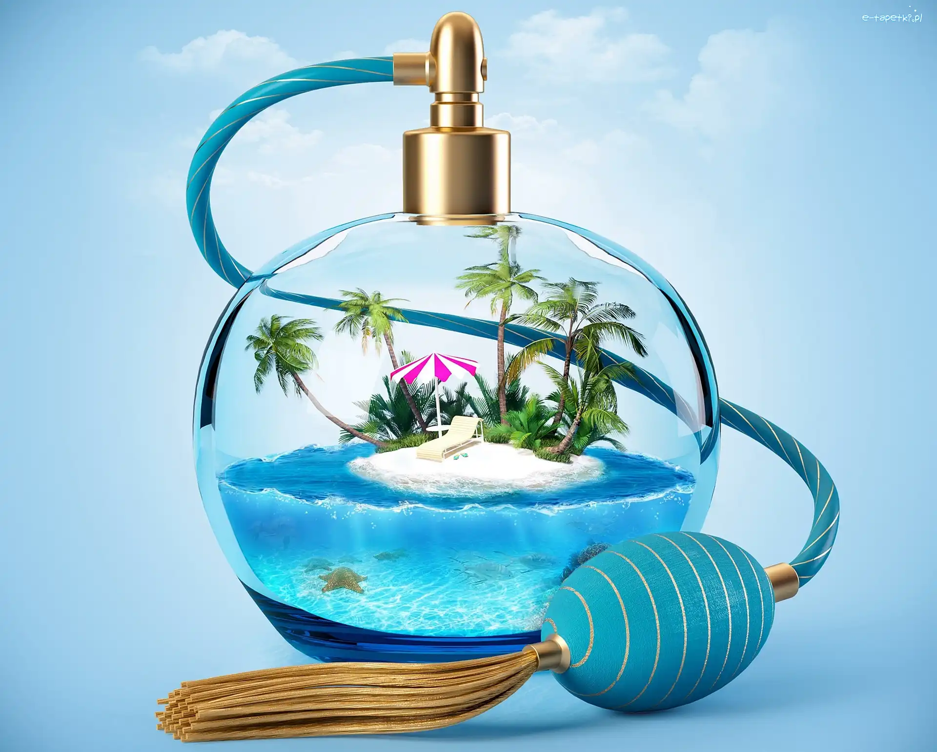 W, Grafika 3D, Miniaturze, Wakacje