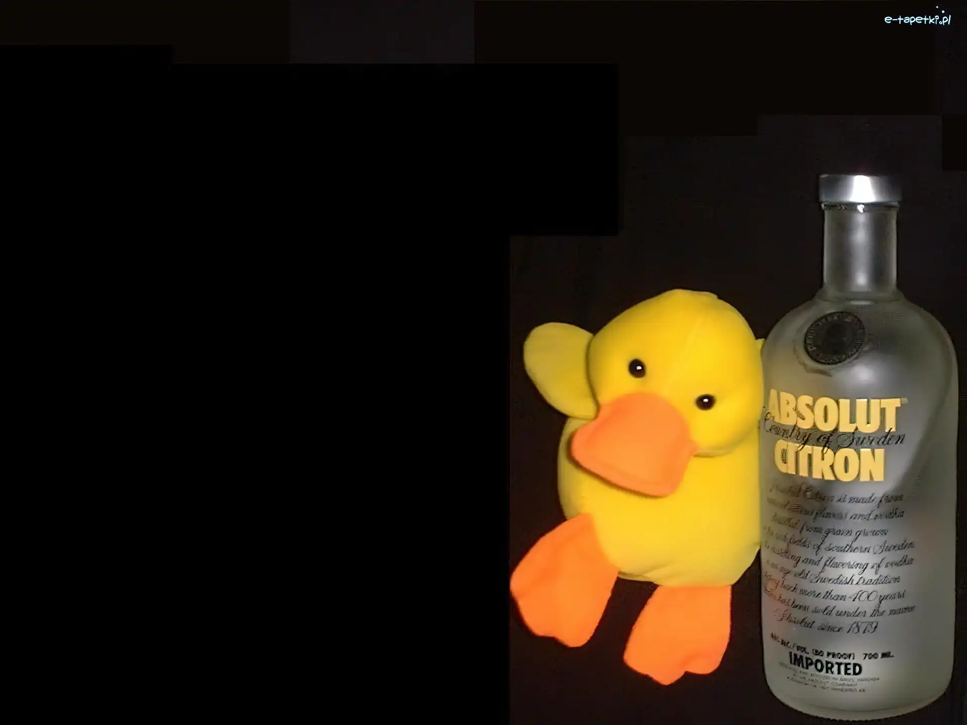 kaczka, Absolut Citron, Vodka