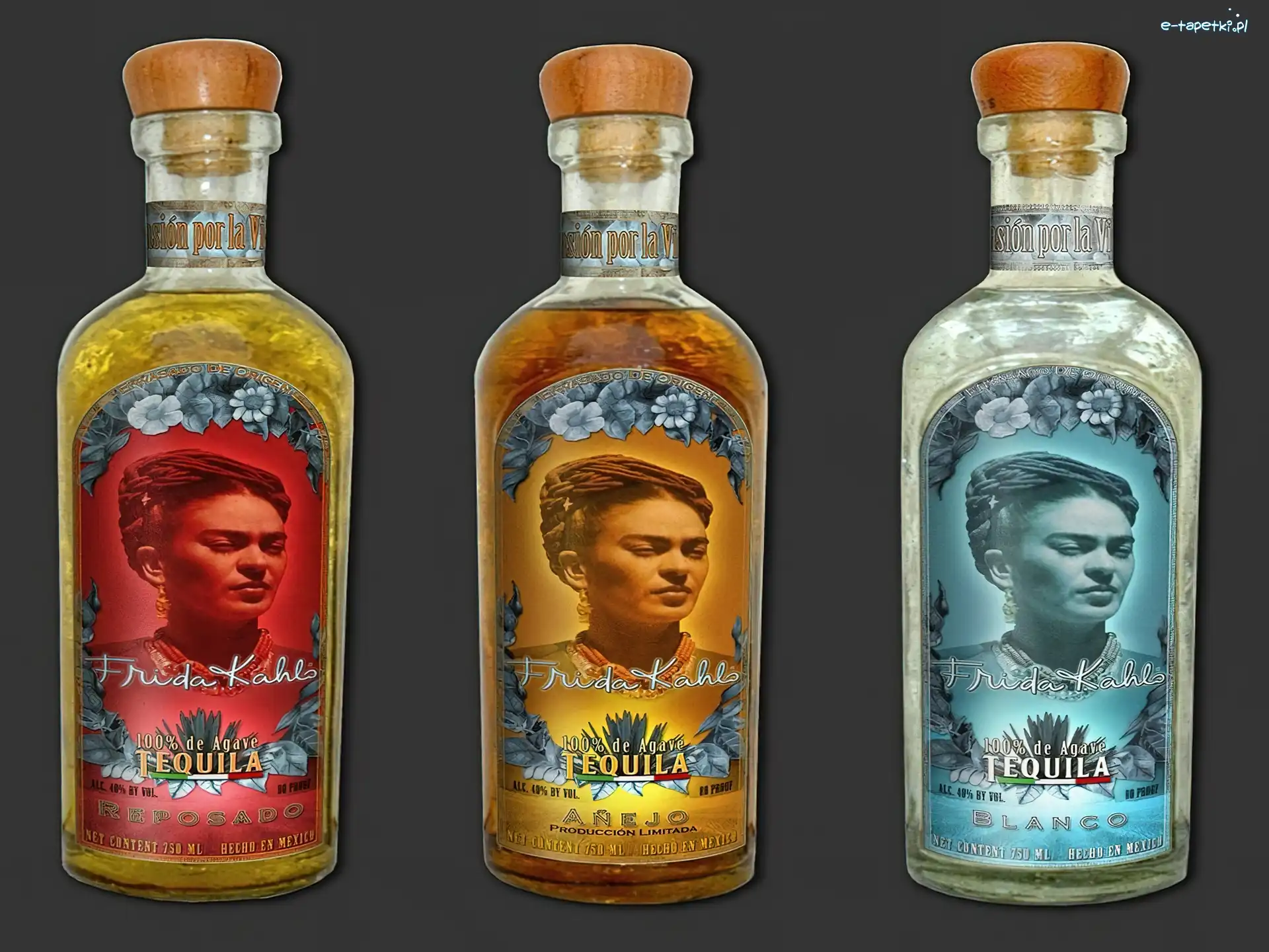 kolorowe butelki, Tequila
