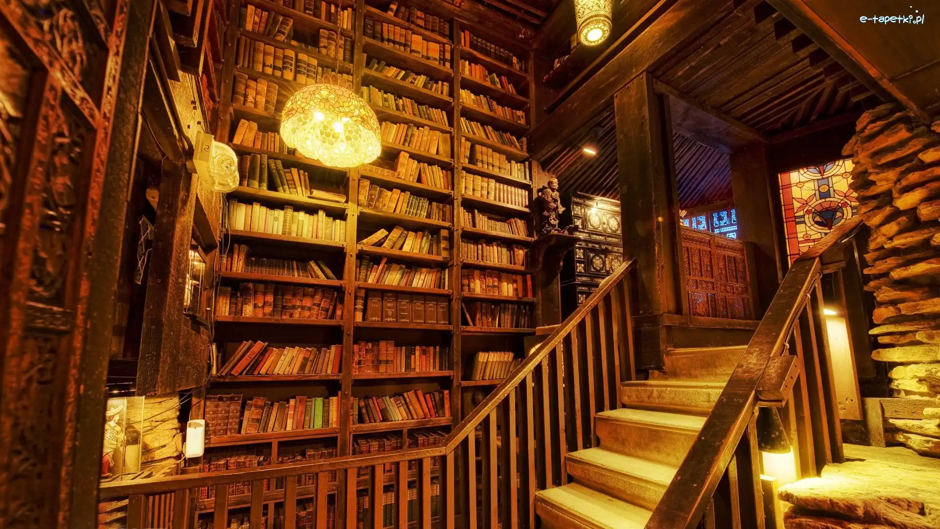 Schody, Biblioteka