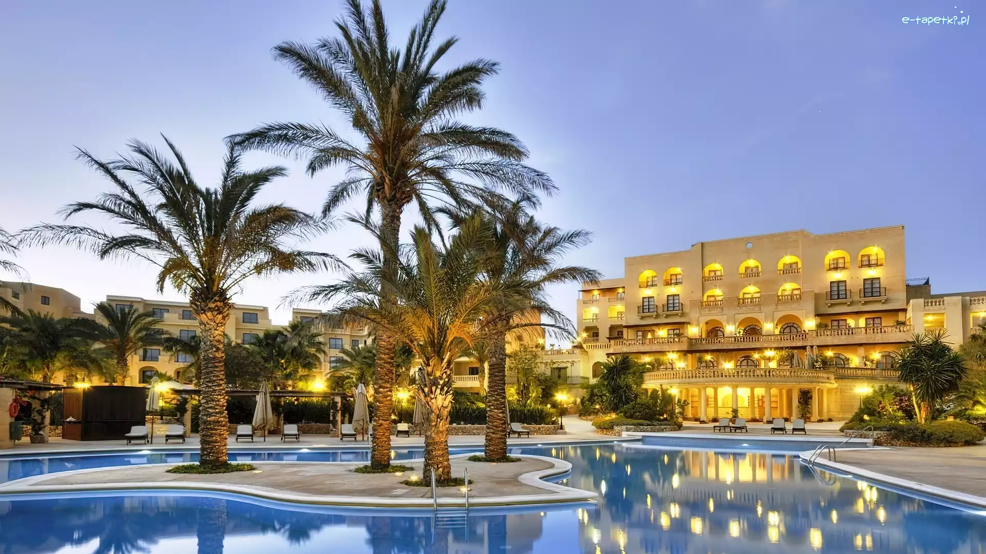 Palmy, Basen, Hotel