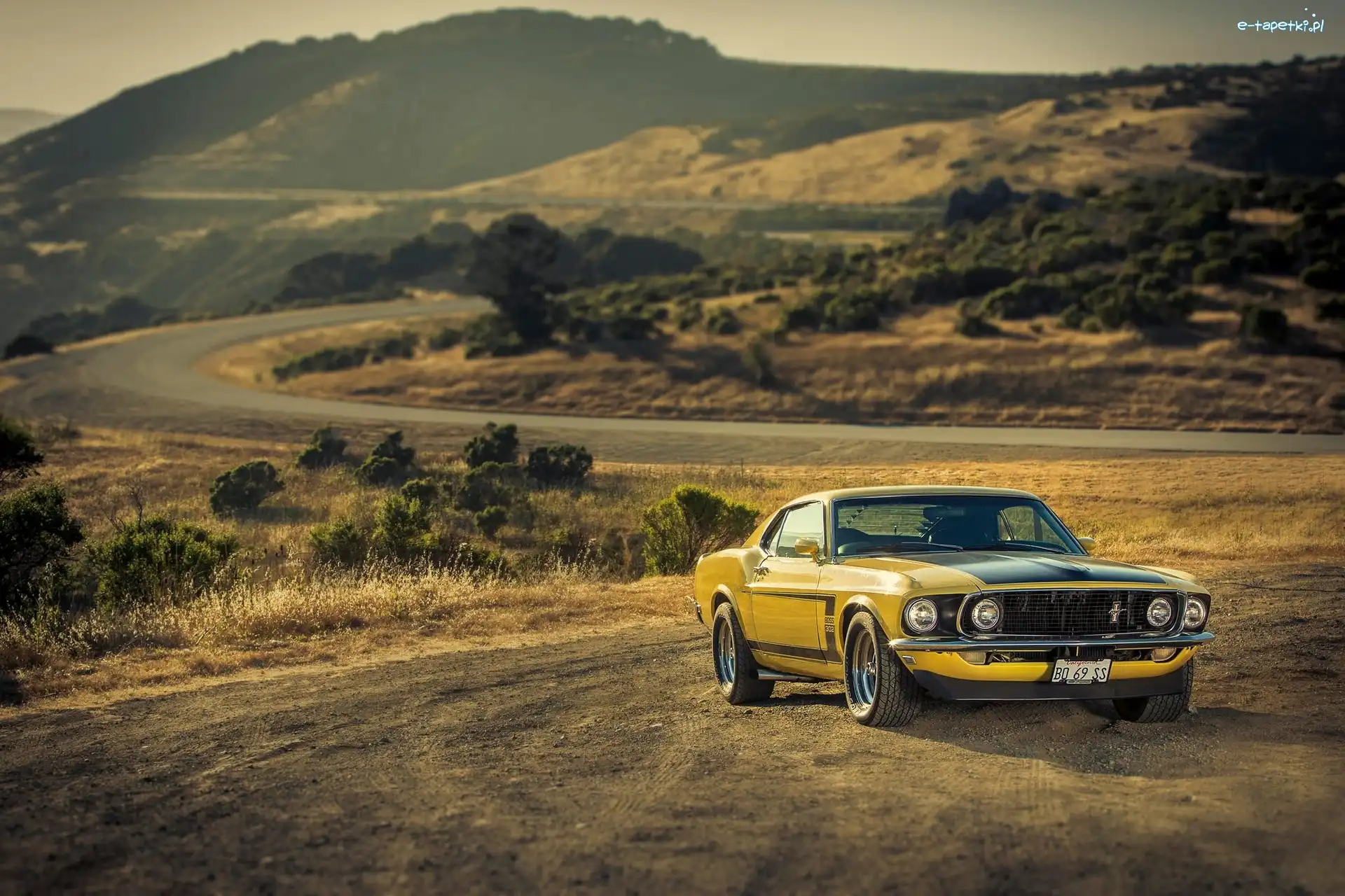 Mustang, Góry, Droga, Ford