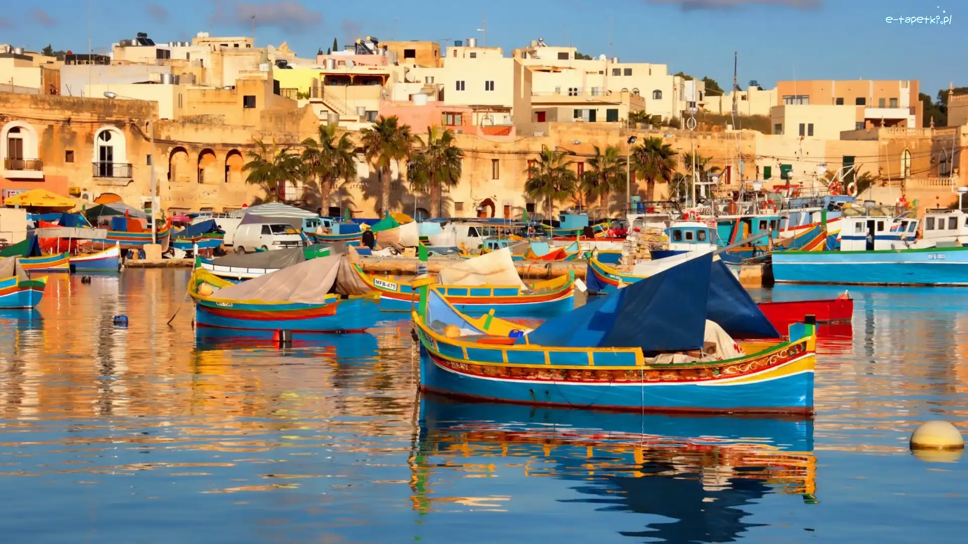 Malta, Łódki, Domy