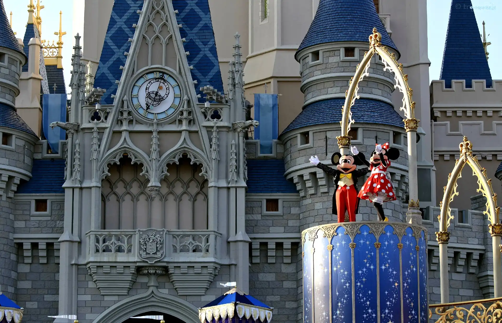 Zamek, Myszka Miki, Disneyland, Mini, I