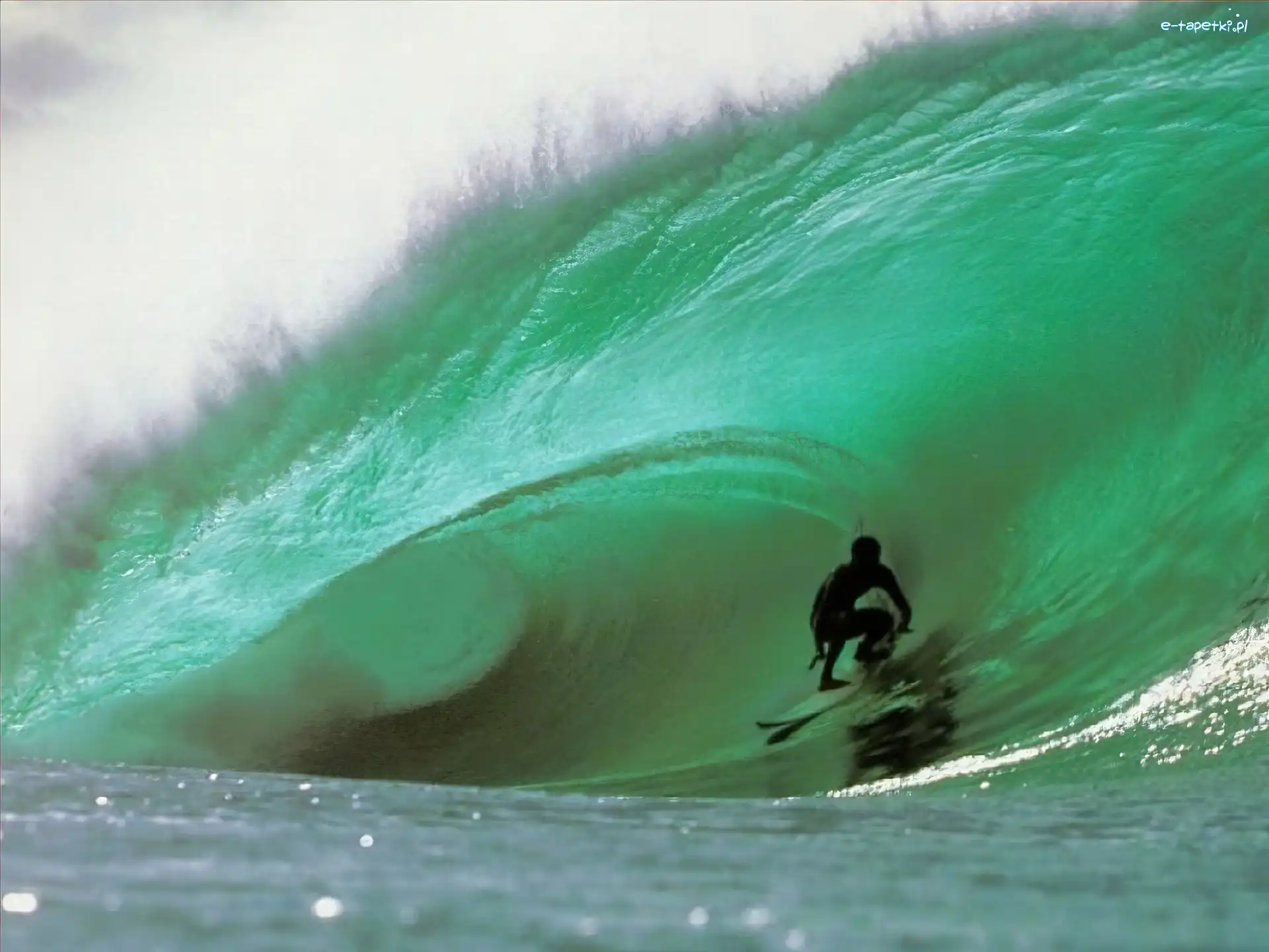 deska, fala, morze, Windsurfing