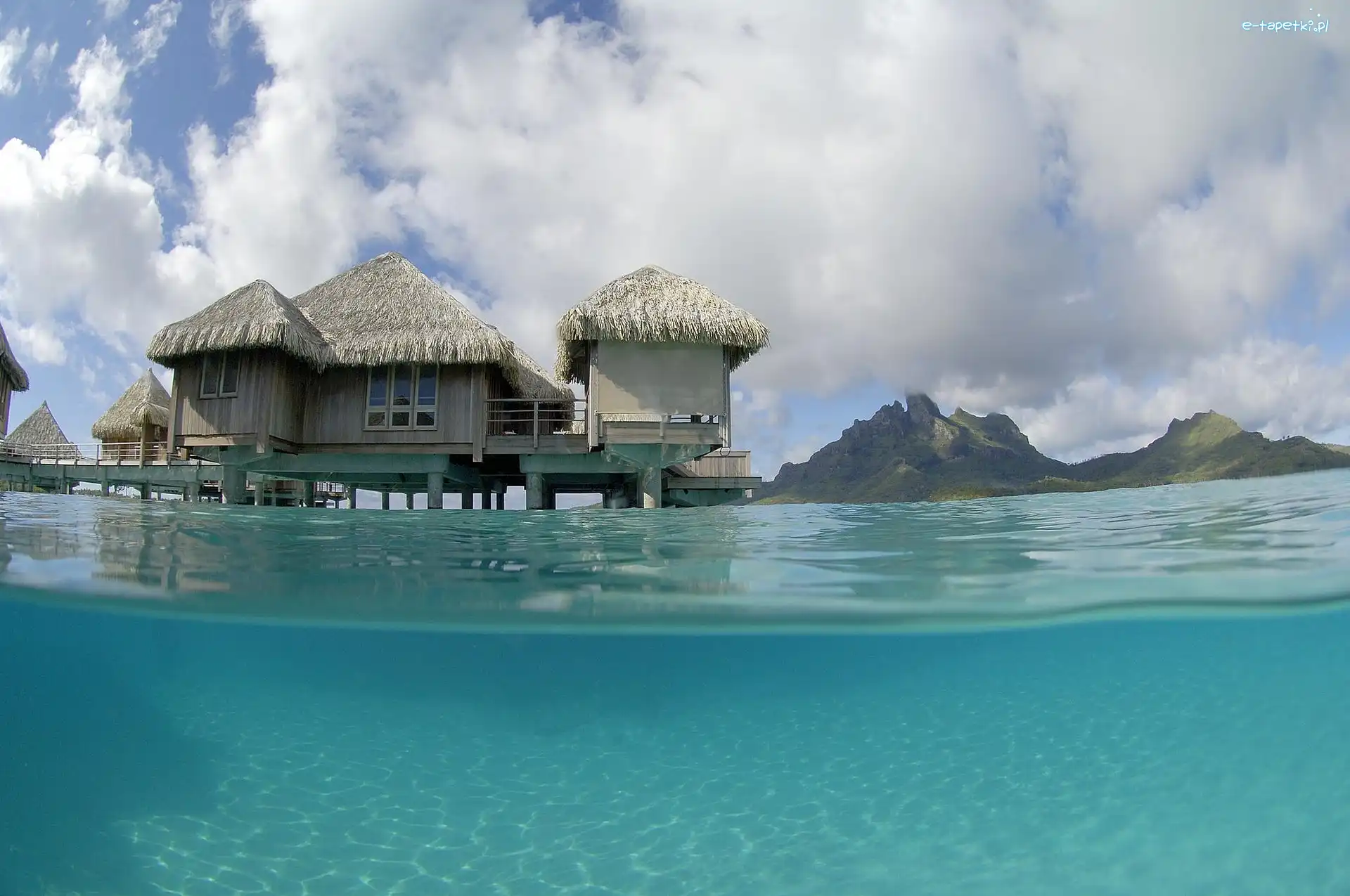 Na, Bora Bora, Wodzie, Domki