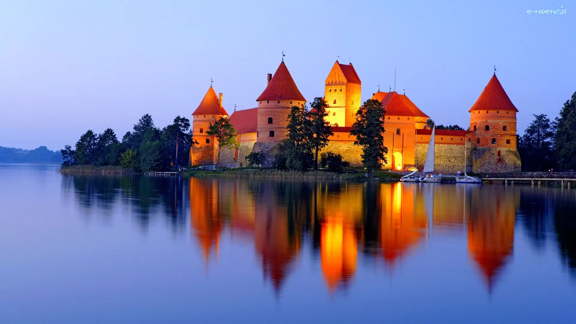 Litwa, Jezioro Galwe, Zamek w Trokach