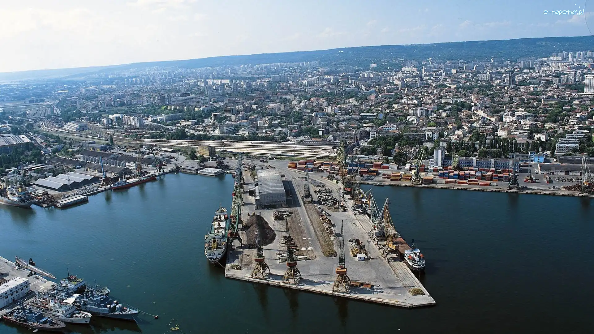 Bułgaria, Miasto, Warna, Statki, Port