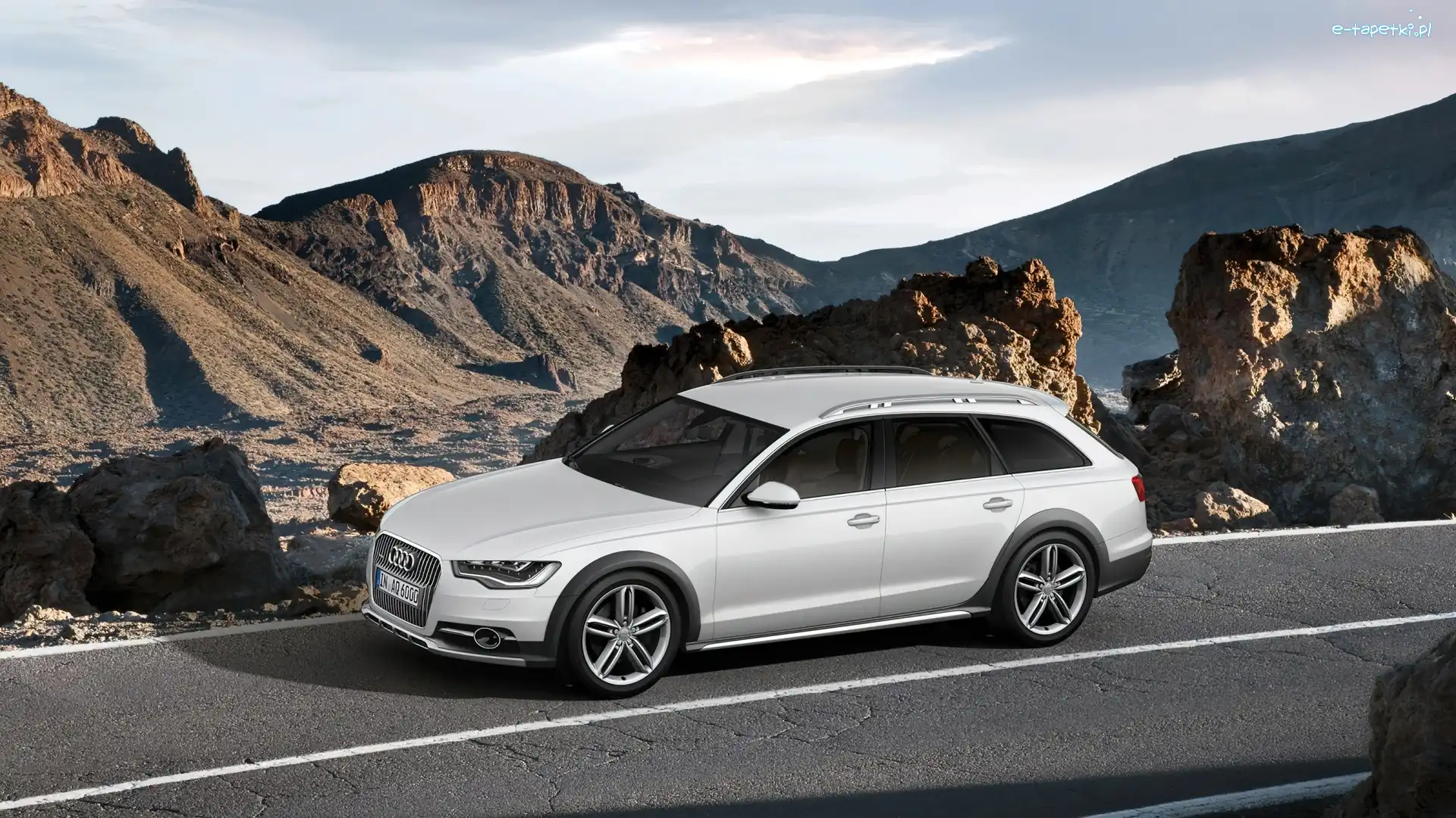 Allroad, Góry, Droga, Audi A6