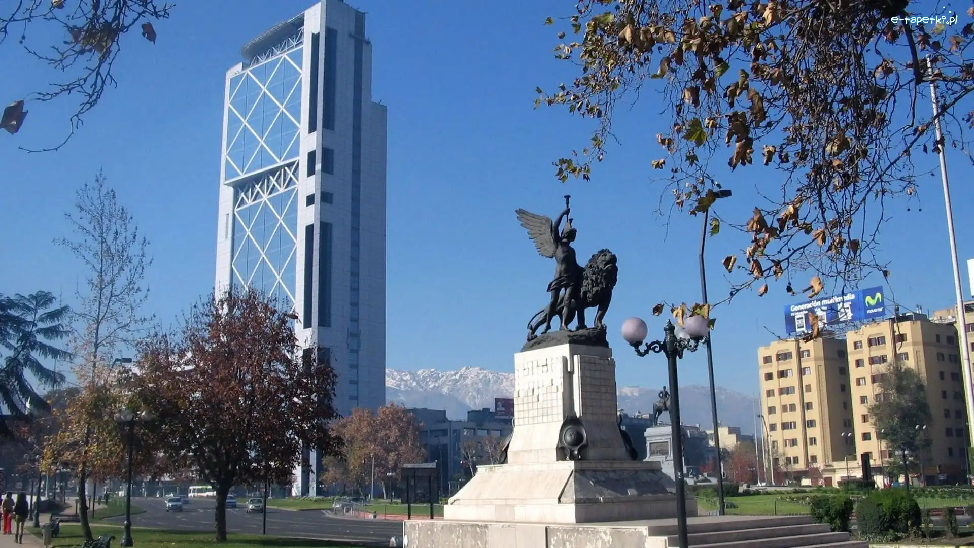 Santiago, Pomnik, Drapacze Chmur, Chile