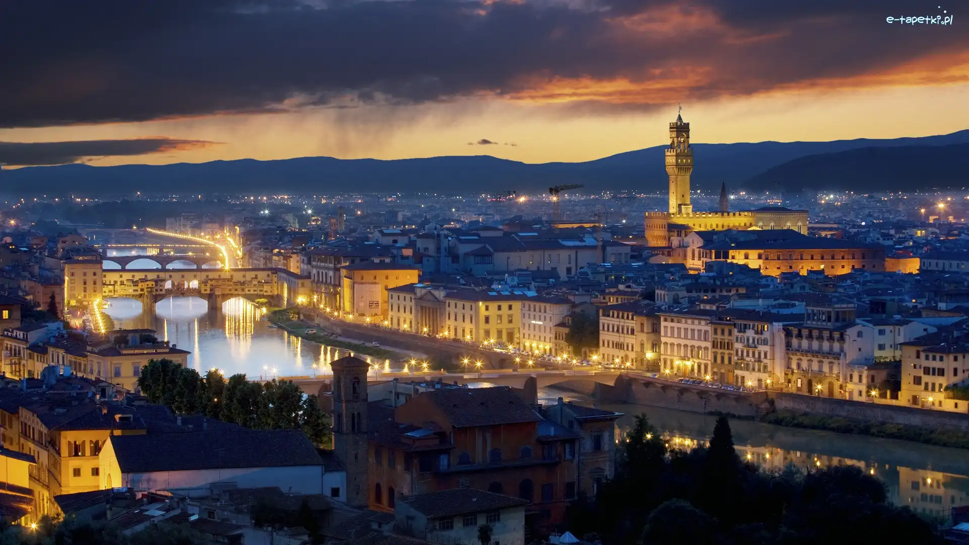 Noc, Włochy, Florencja
