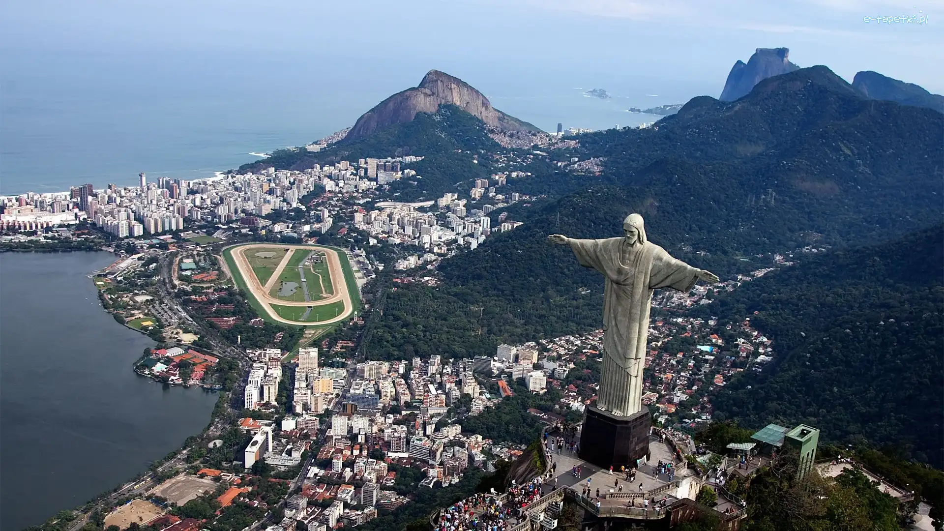 Brazylia, Miasto, Rio de Janeiro, Wzgórza, Statua Chrystusa Zbawiciela