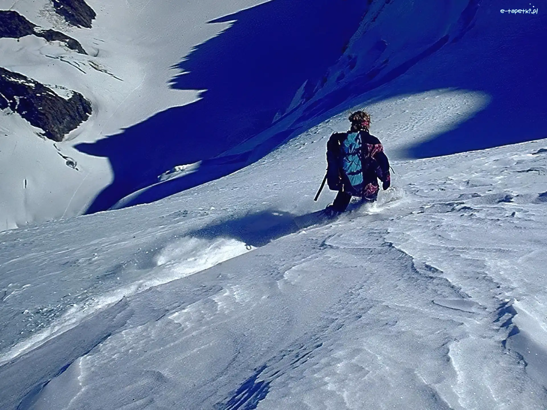 deska , zima, śnieg, Snowbording