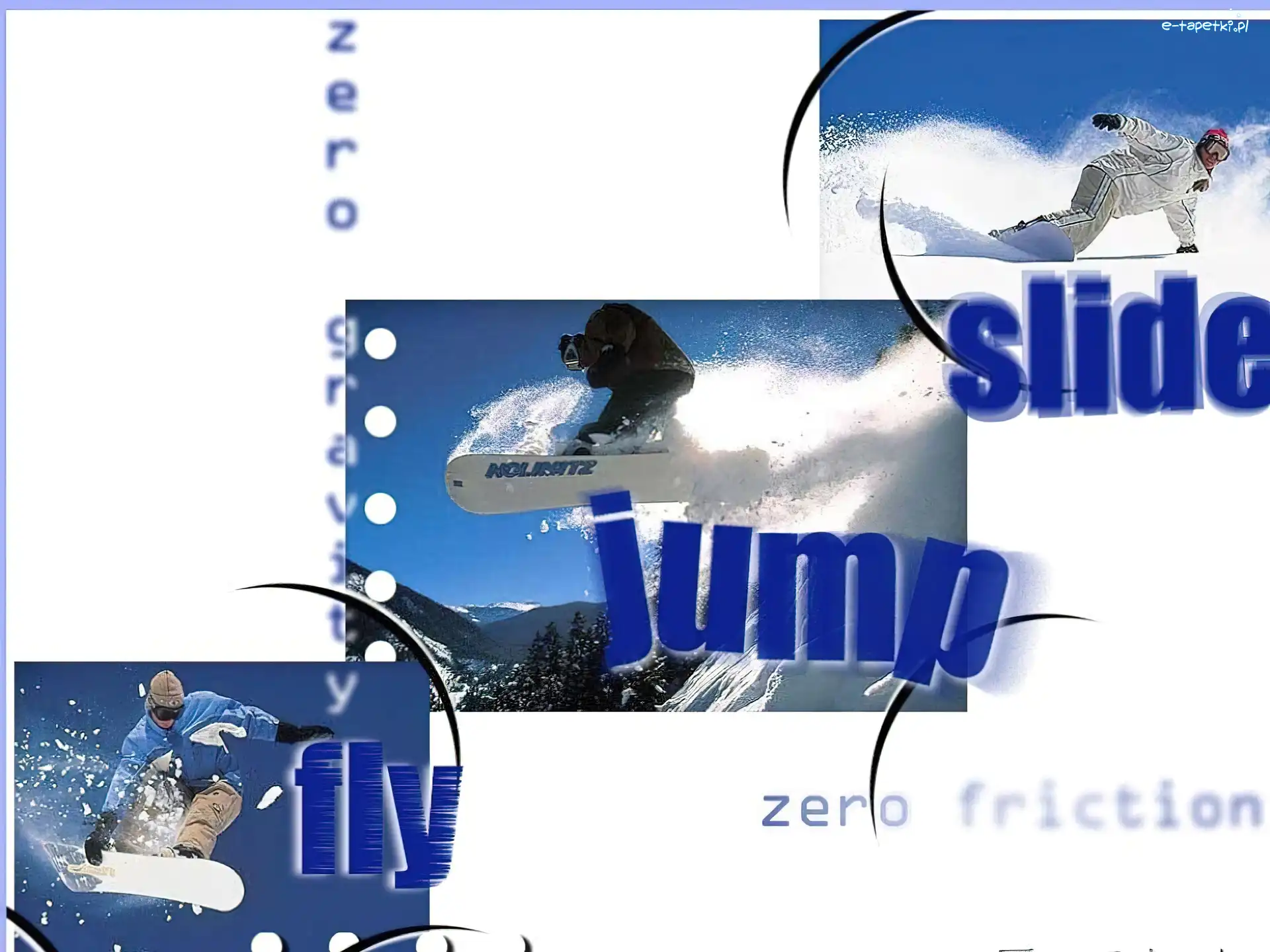 Snowbording, śnieg, deska , jump, snowboardzista
