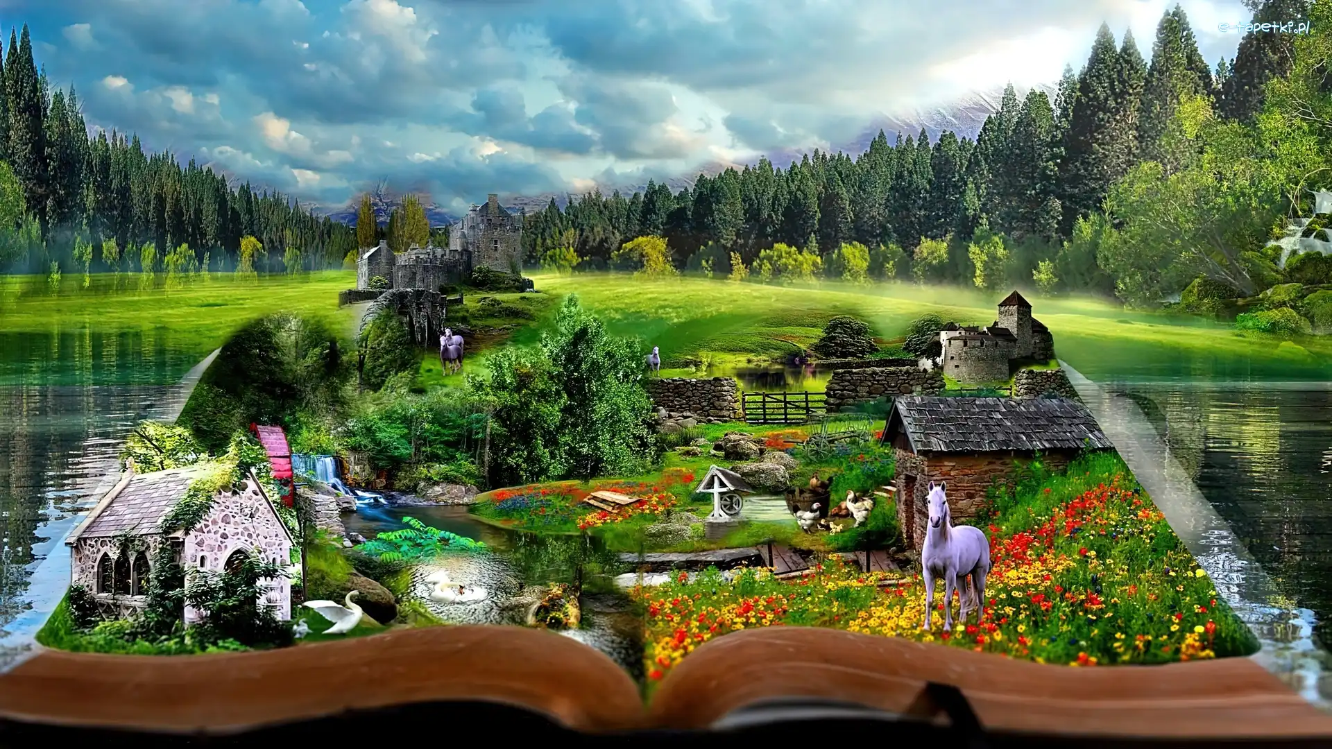 Las, Fantasy, Księga Wsi, Jezioro